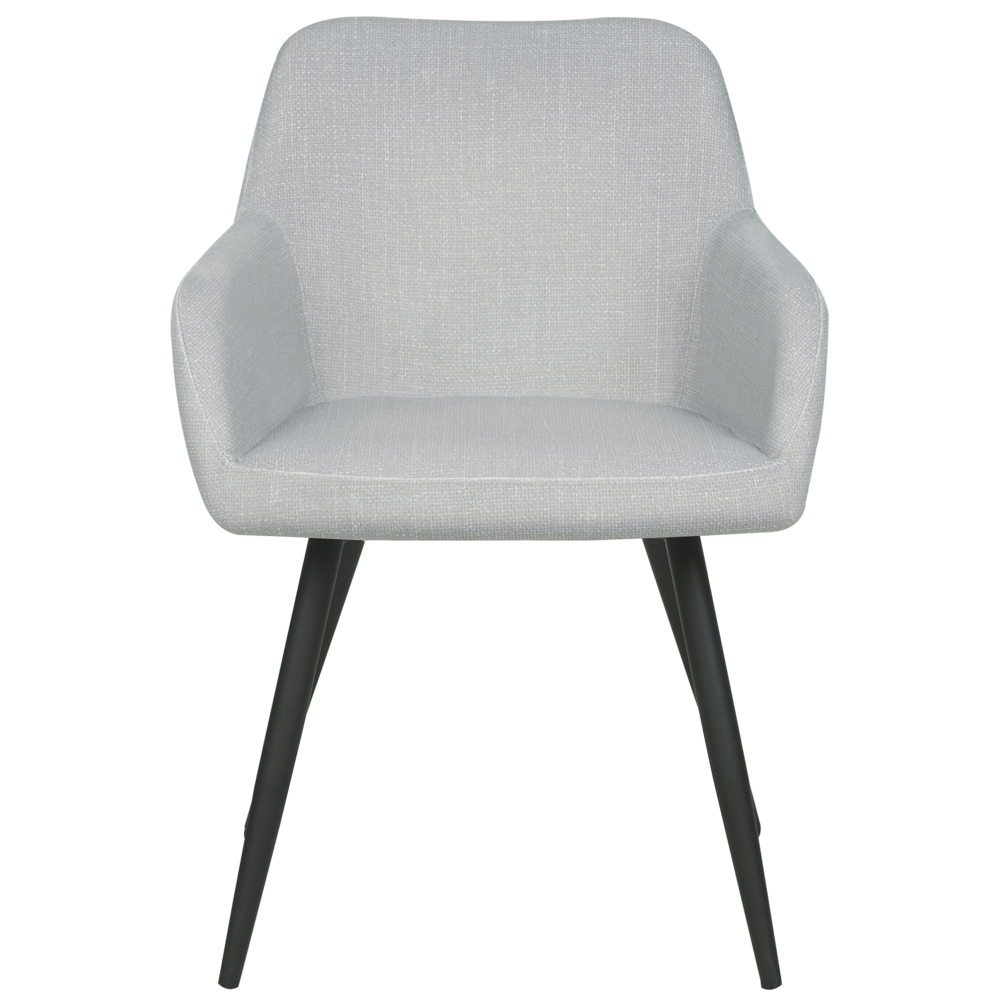 Set of 2 dining chairs CASMALIA Velvet Light Grey [5]