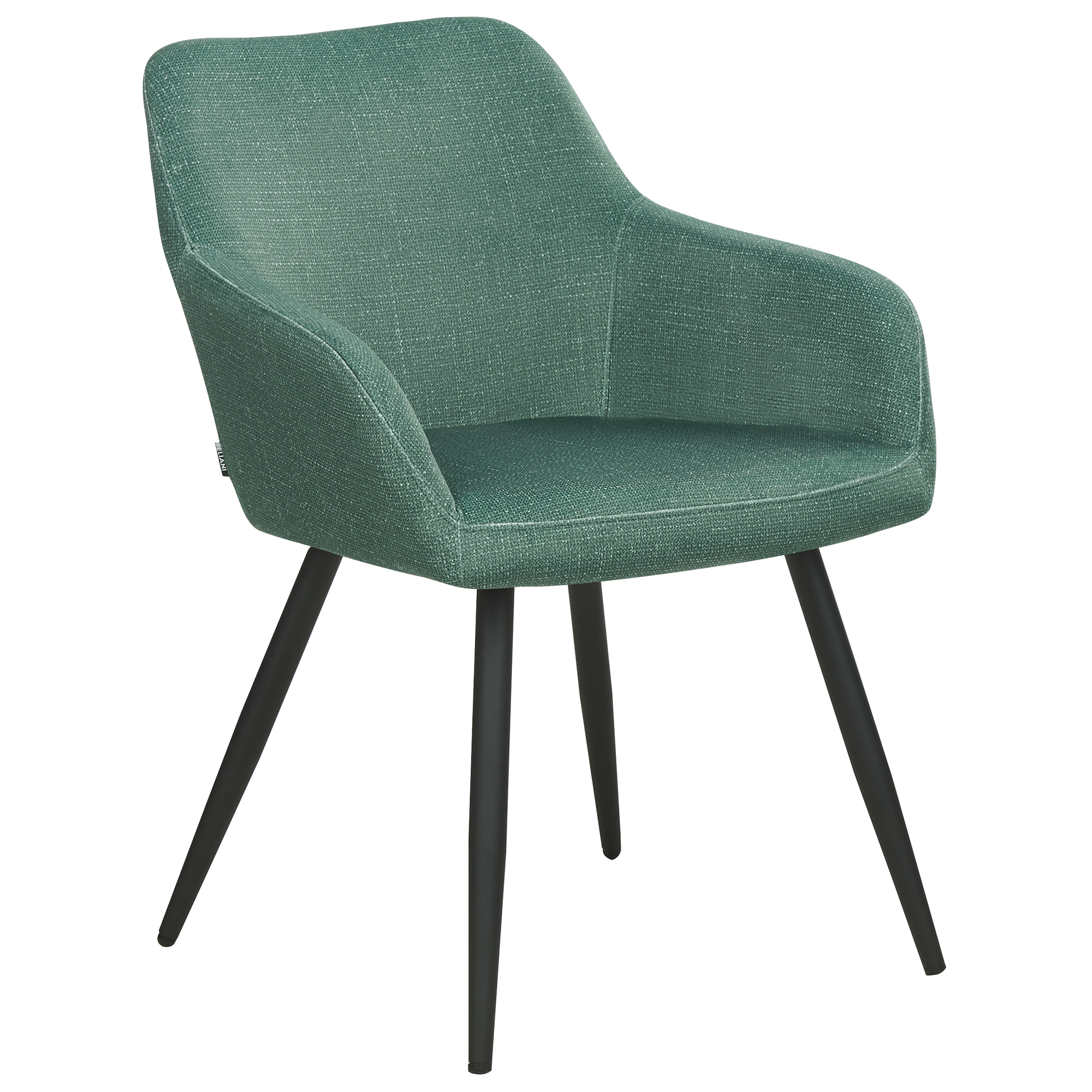 Set of 2 dining chairs CASMALIA Velvet Dark Green [4]