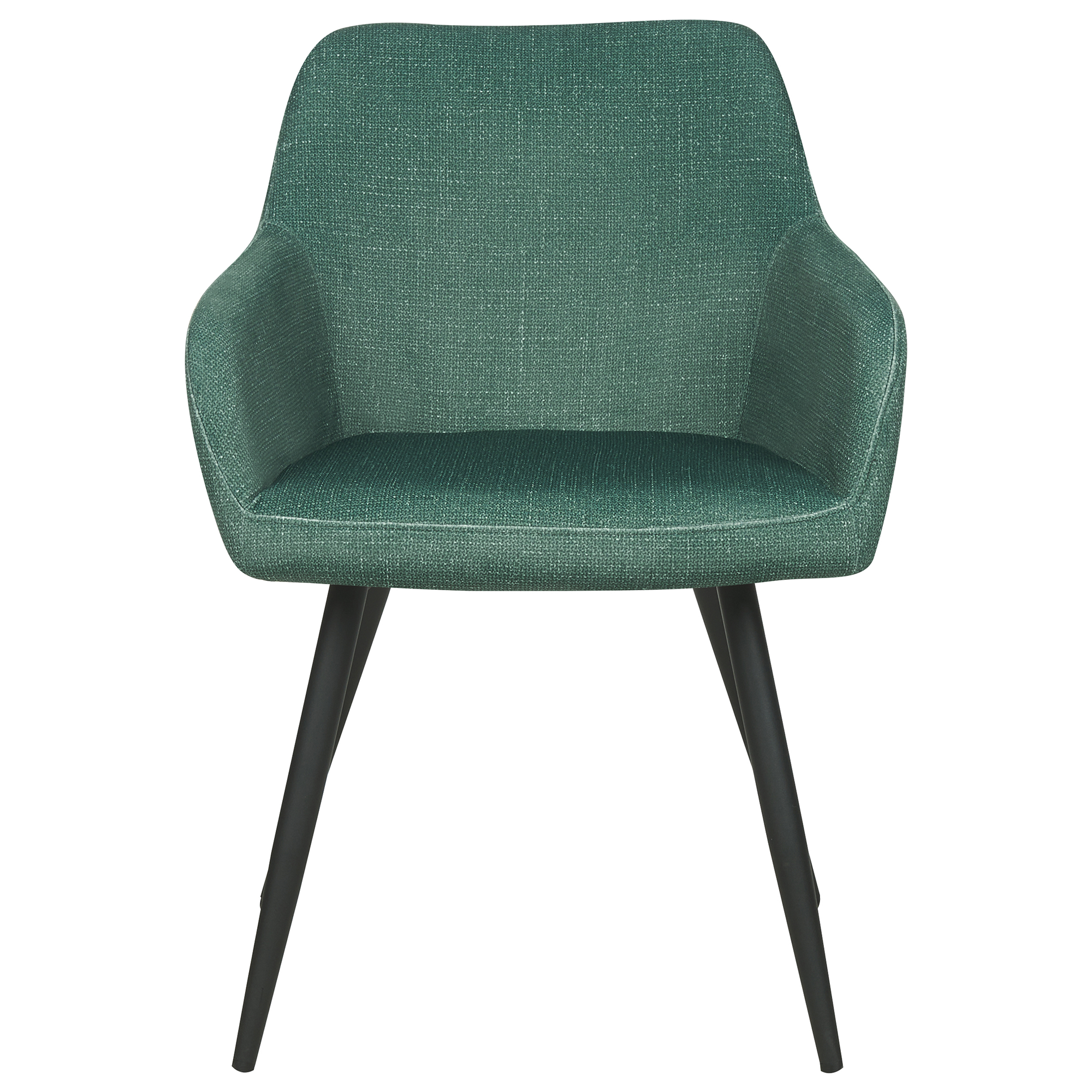 Set of 2 dining chairs CASMALIA Velvet Dark Green [5]