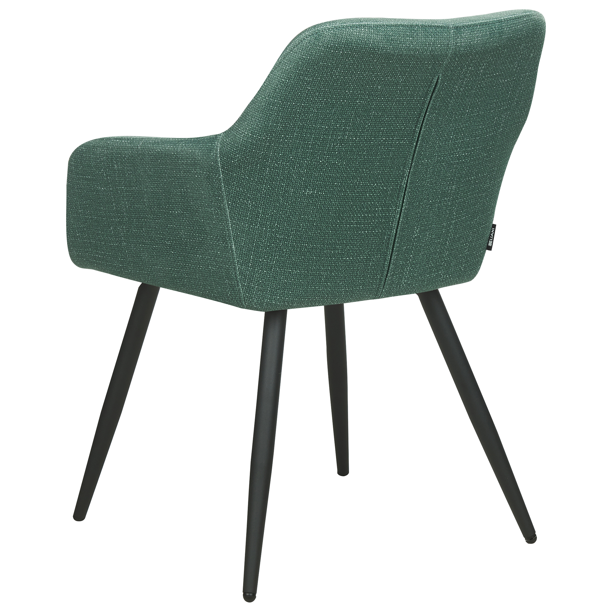 Set of 2 dining chairs CASMALIA Velvet Dark Green [6]