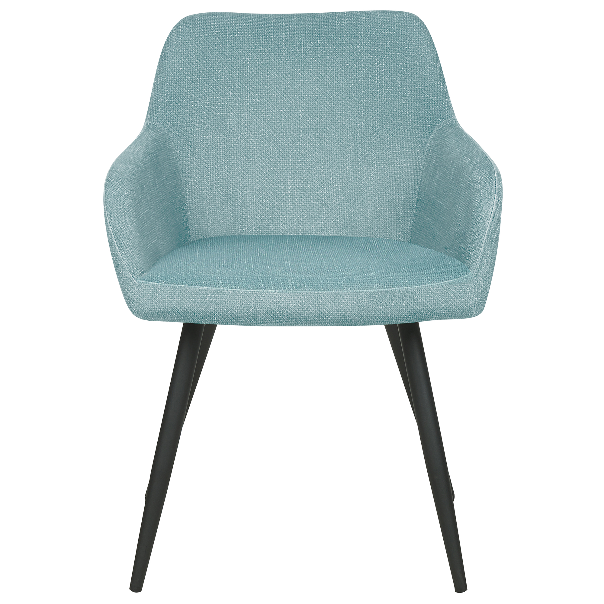 Set of 2 Dining Chairs CASMALIA Velvet Light Blue [5]