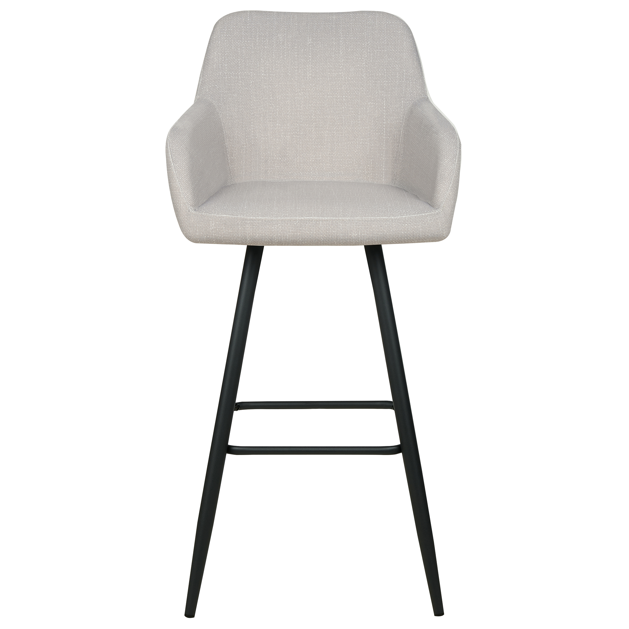 Set of 2 bar chairs CASMALIA Velvet Taupe [5]