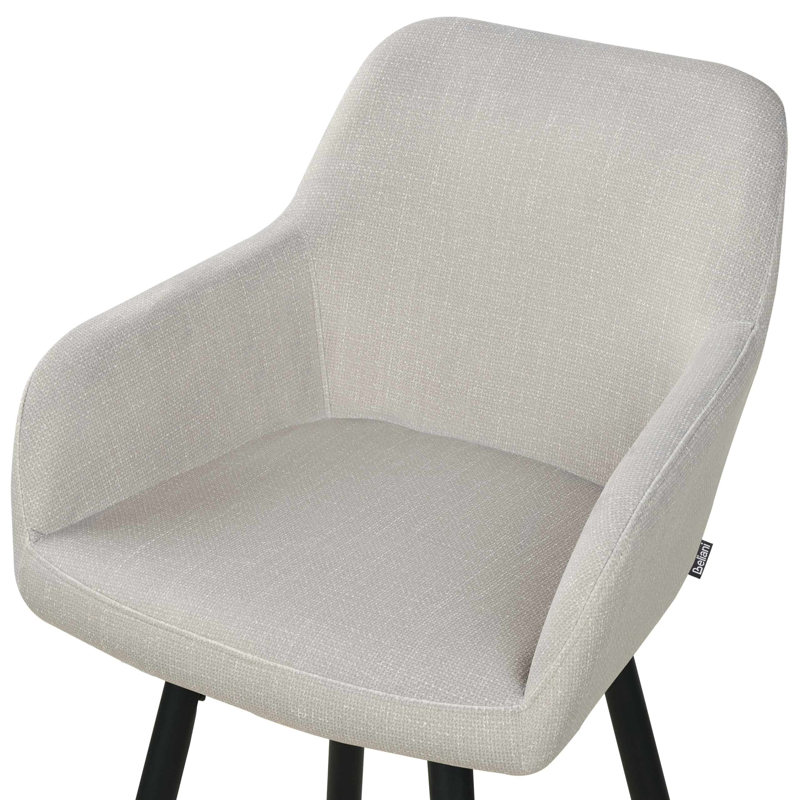 Set de 2 scaune de bar CASMALIA Catifea Taupe [7]