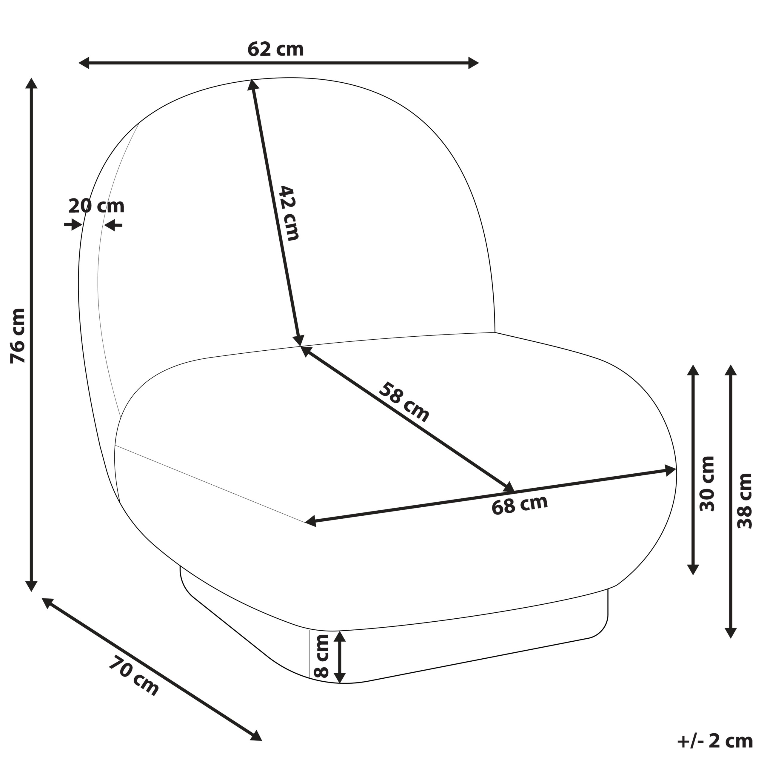 Fotoliu LOVIISA Boucle Verde închis [3]