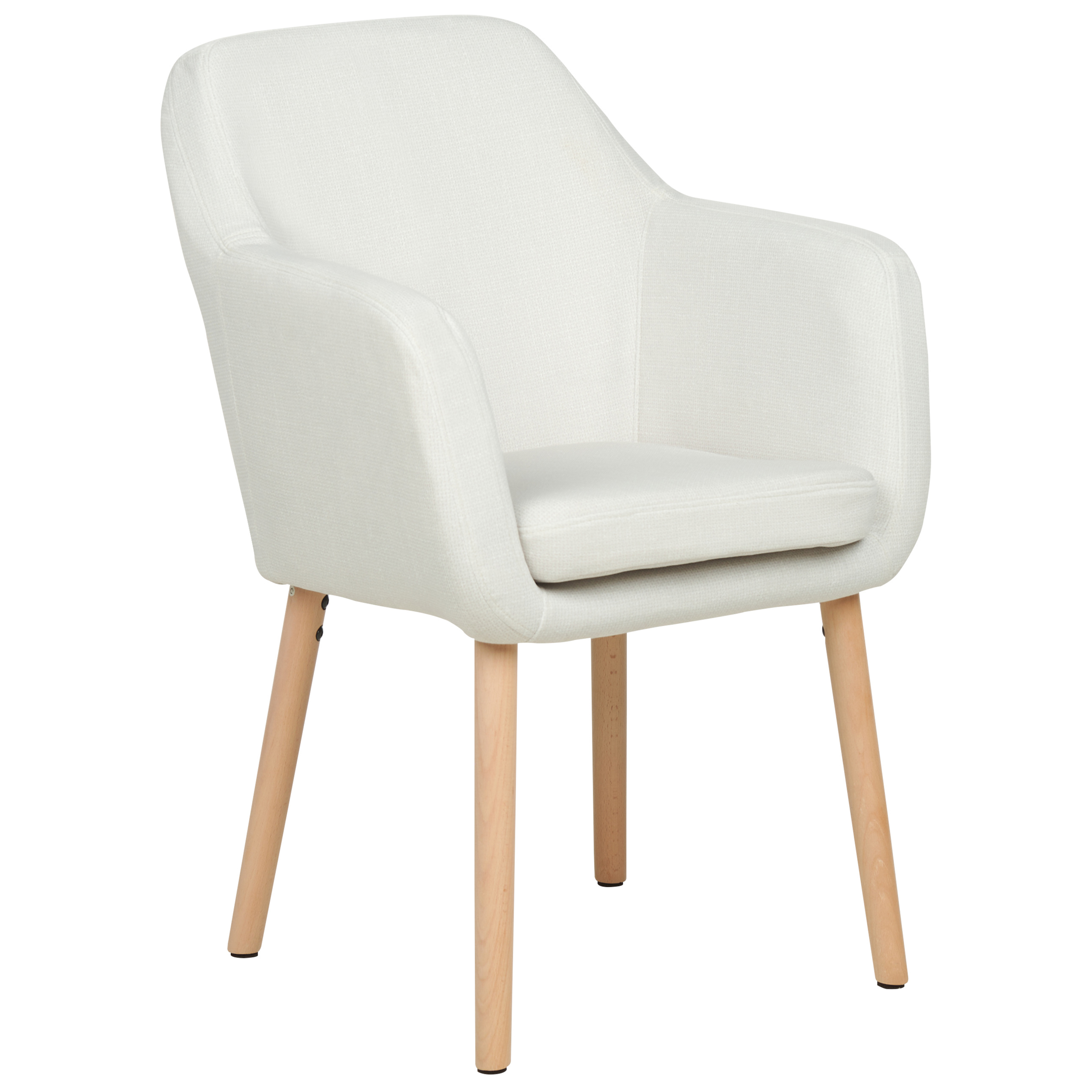 Dining chair YORKVILLE II Velvet Off-white [2]