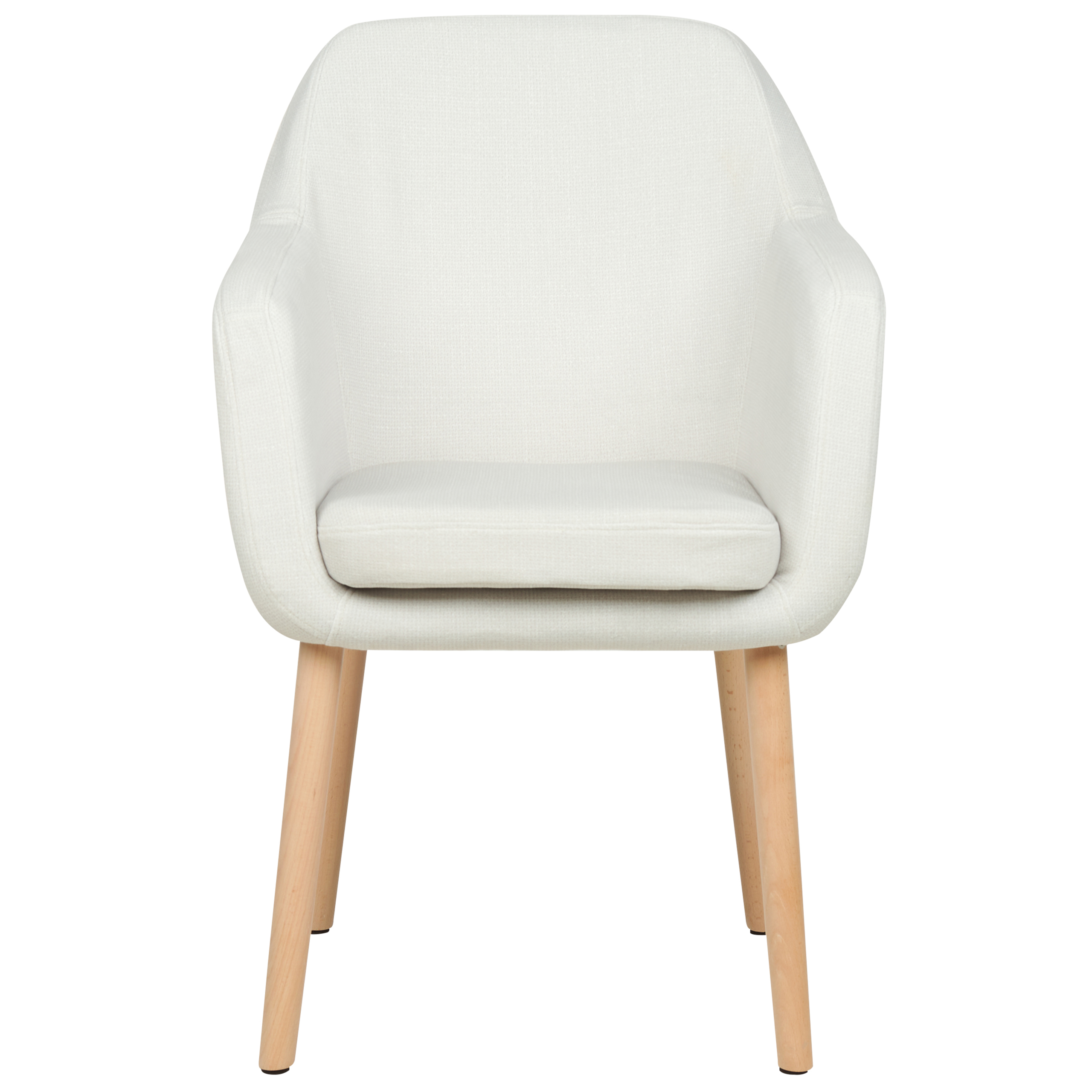 Dining chair YORKVILLE II Velvet Off-white [4]