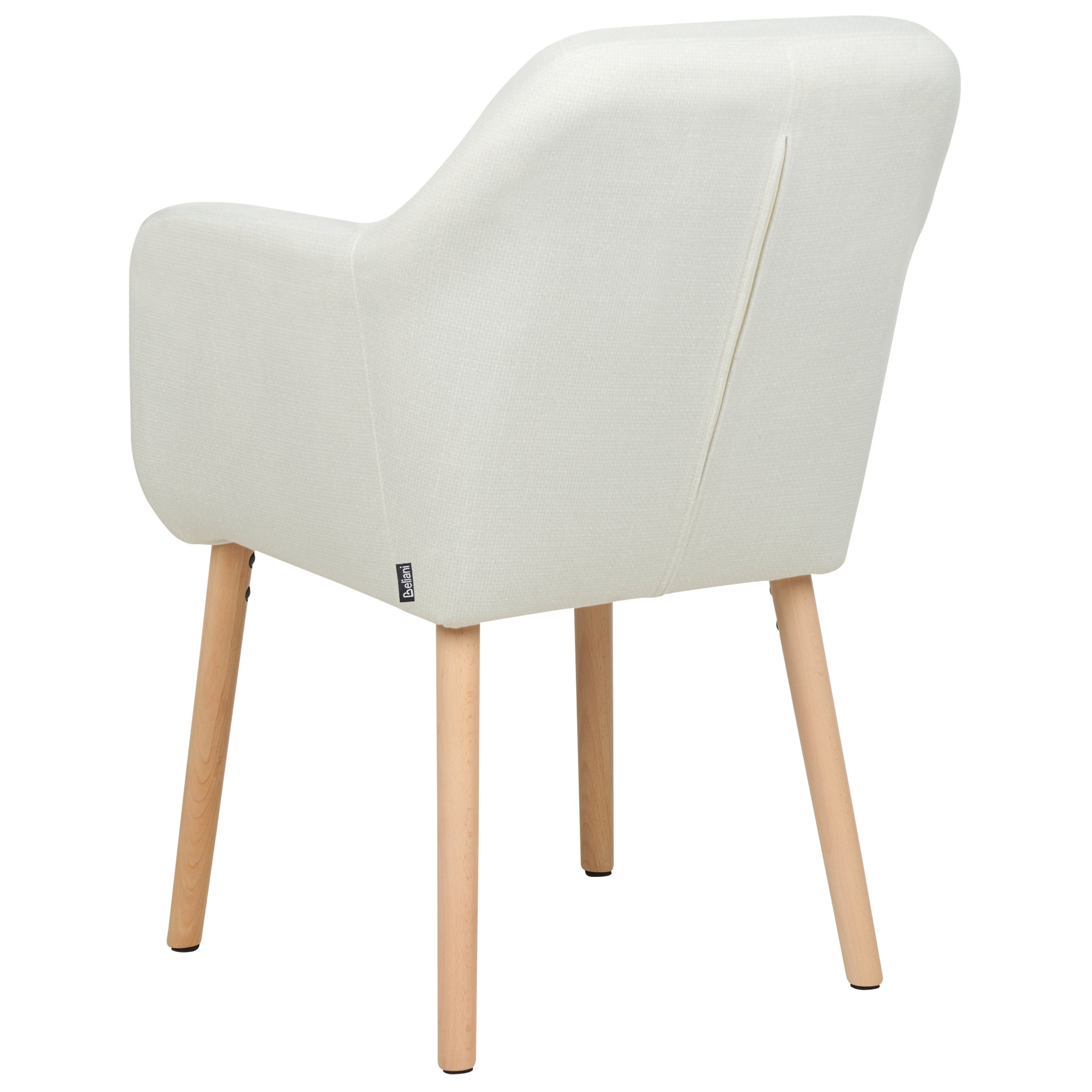 Dining chair YORKVILLE II Velvet Off-white [5]