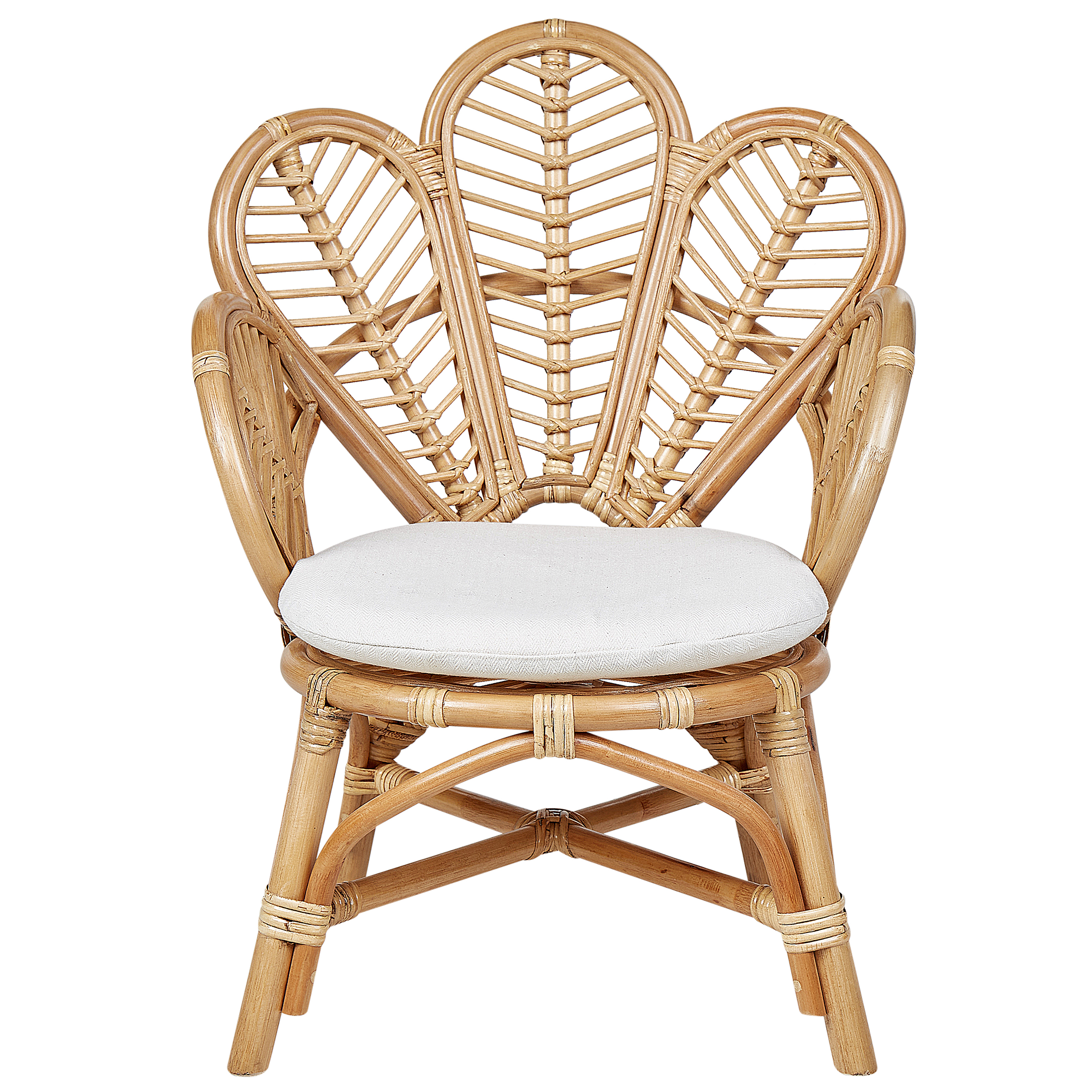 Scaun tip păun pentru copii FLORENTINE II Ratan Natural [4]