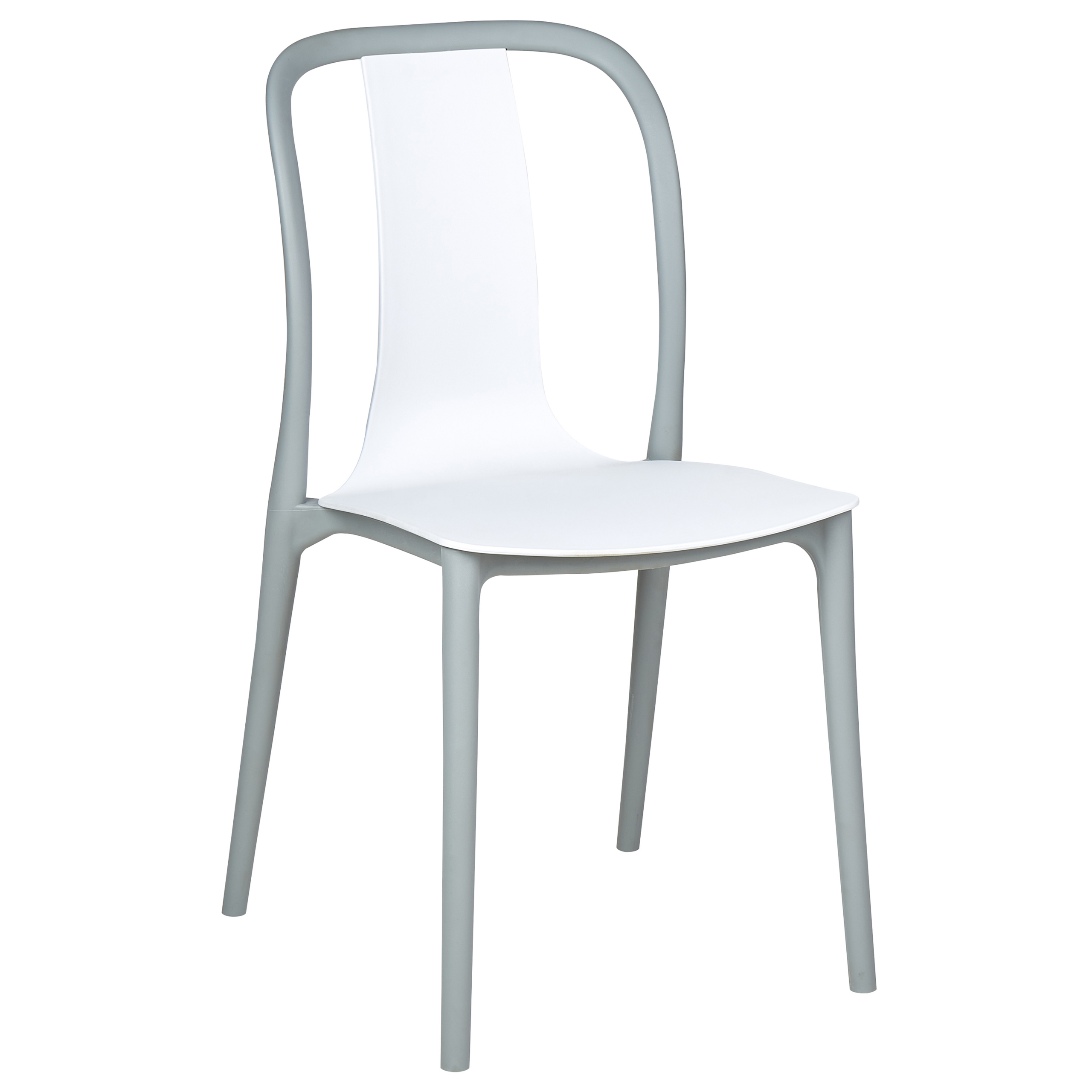 Set of 8 Garden Chairs SPEZIA White [4]