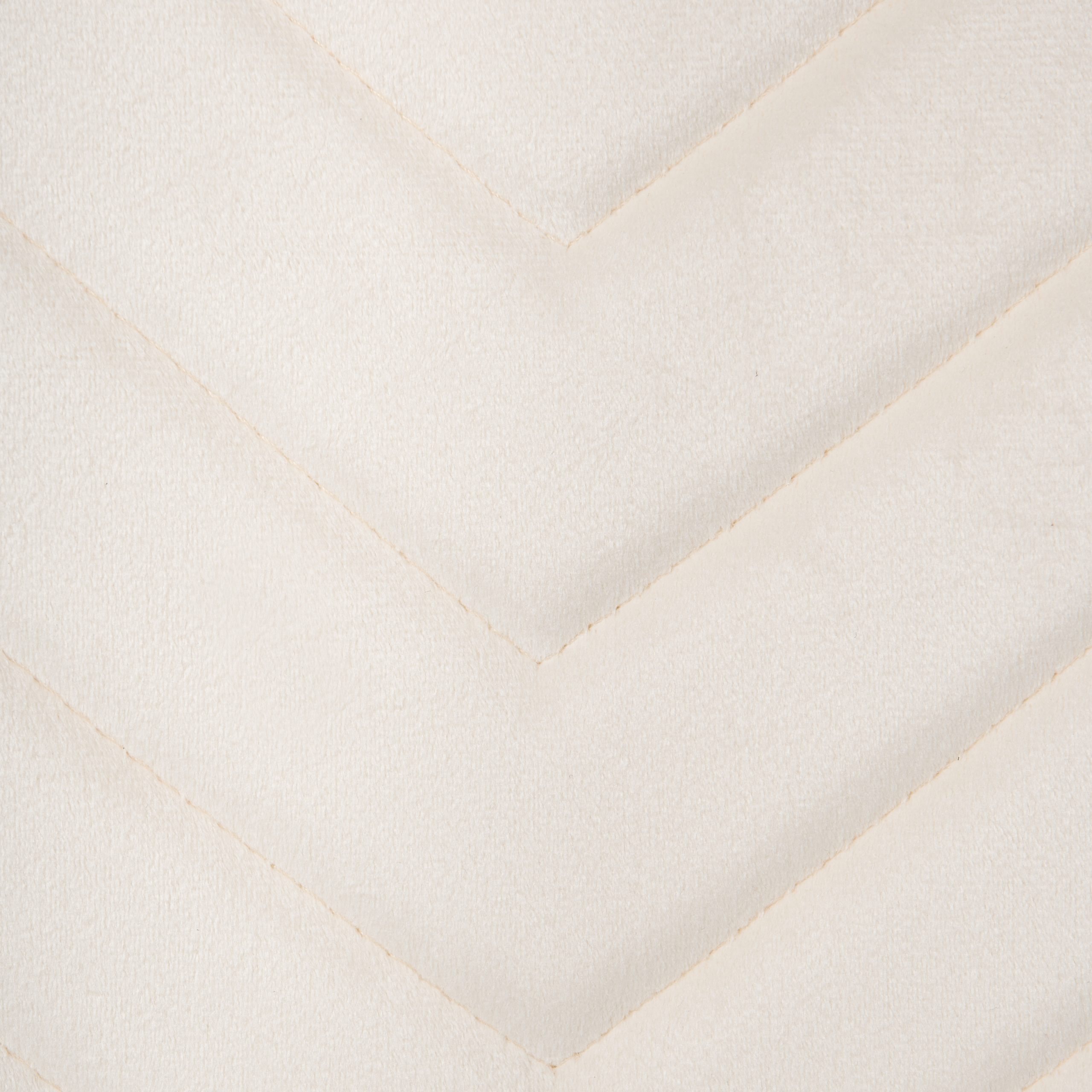 Set of 2 dining chairs ALTOONA Velvet Off-White [8]