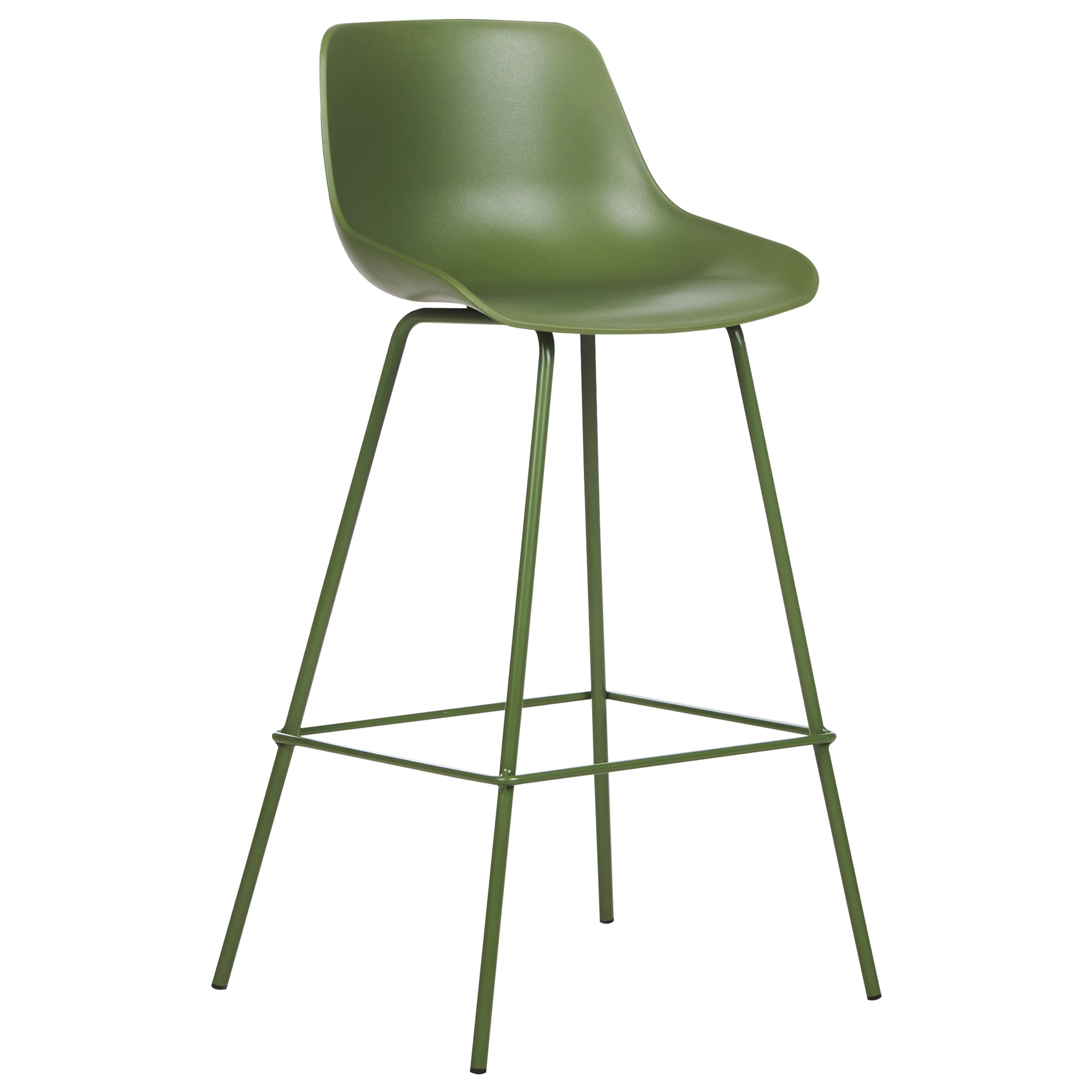 Set of 2 bar stools EMMET Green [4]