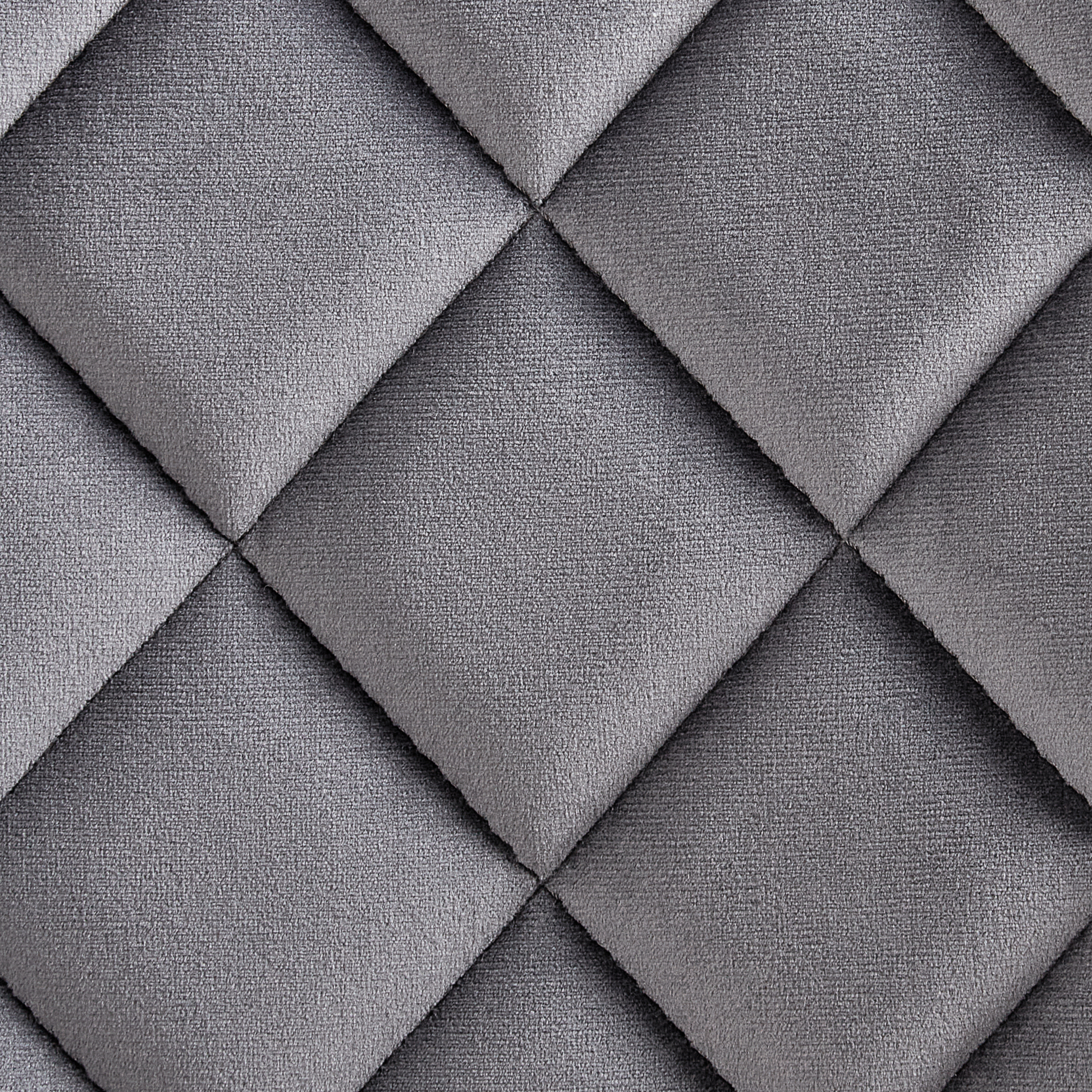 Set of 2 Dining Chairs MARIBEL Velvet Grey [9]