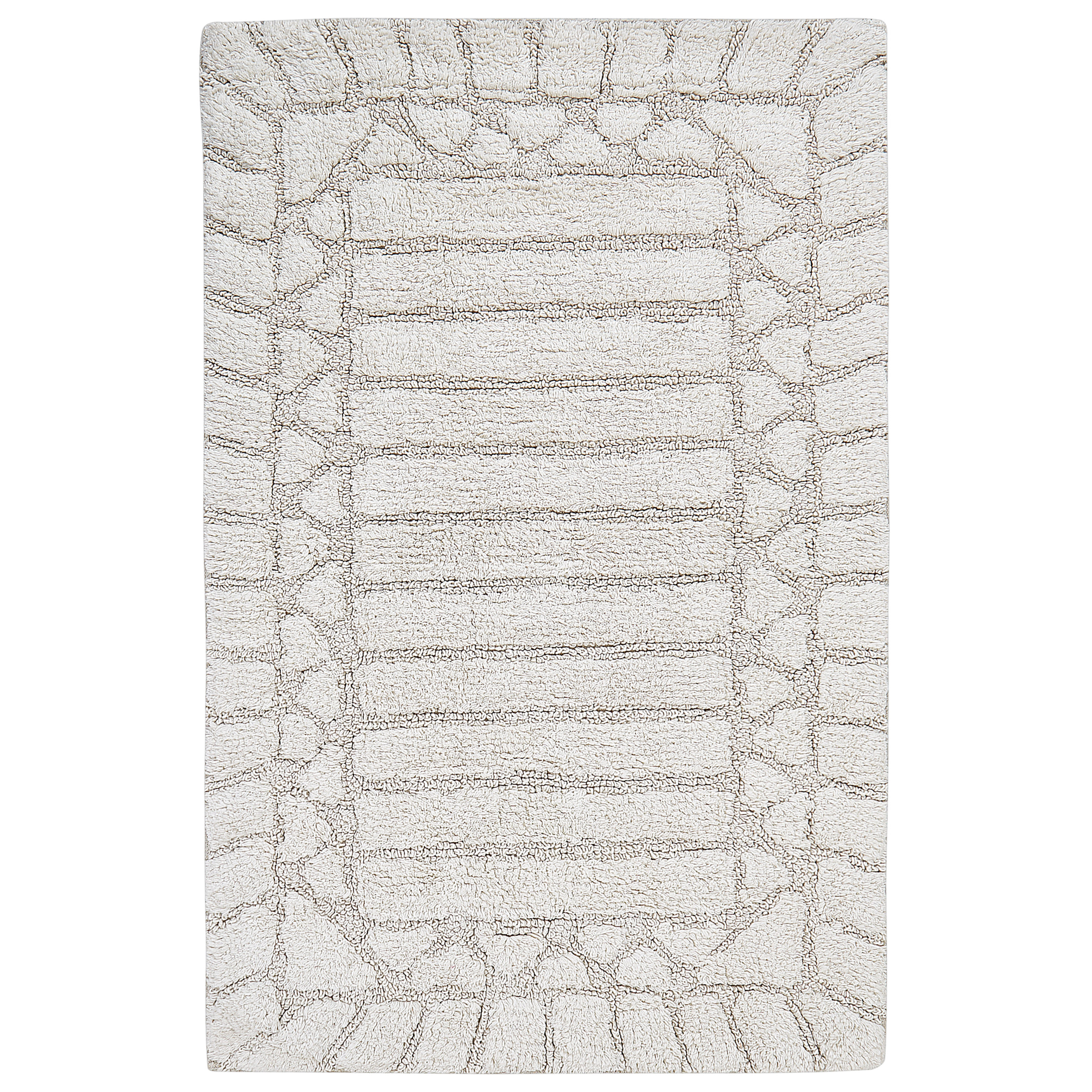 Bath mat TEKKE Light beige 60 x 90 cm Cotton [2]