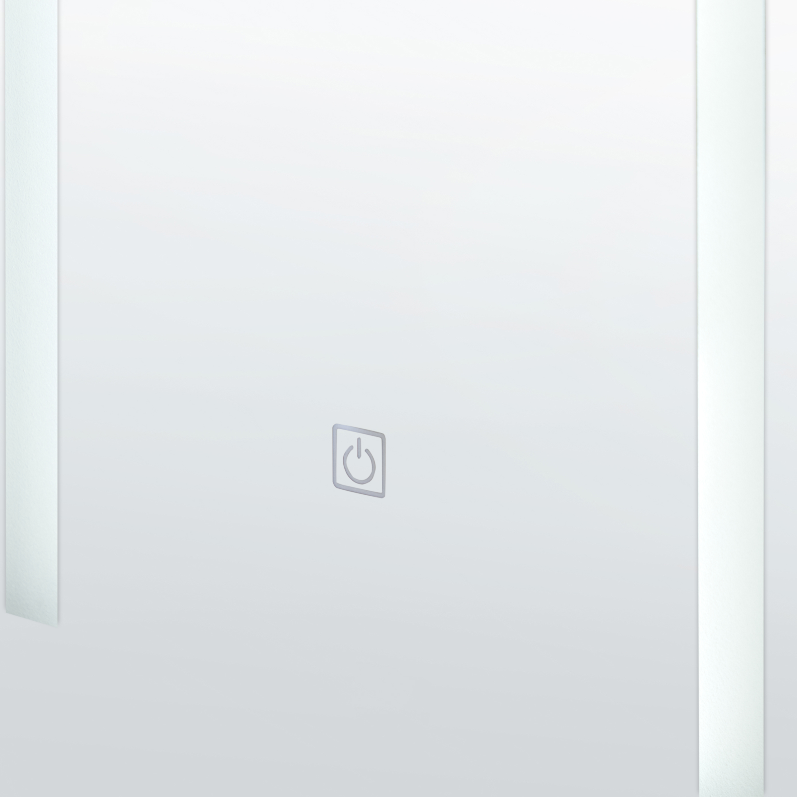 Wall-mounted bathroom cabinet with LED mirror CAMERON 40 cm 60 cm Black [7]