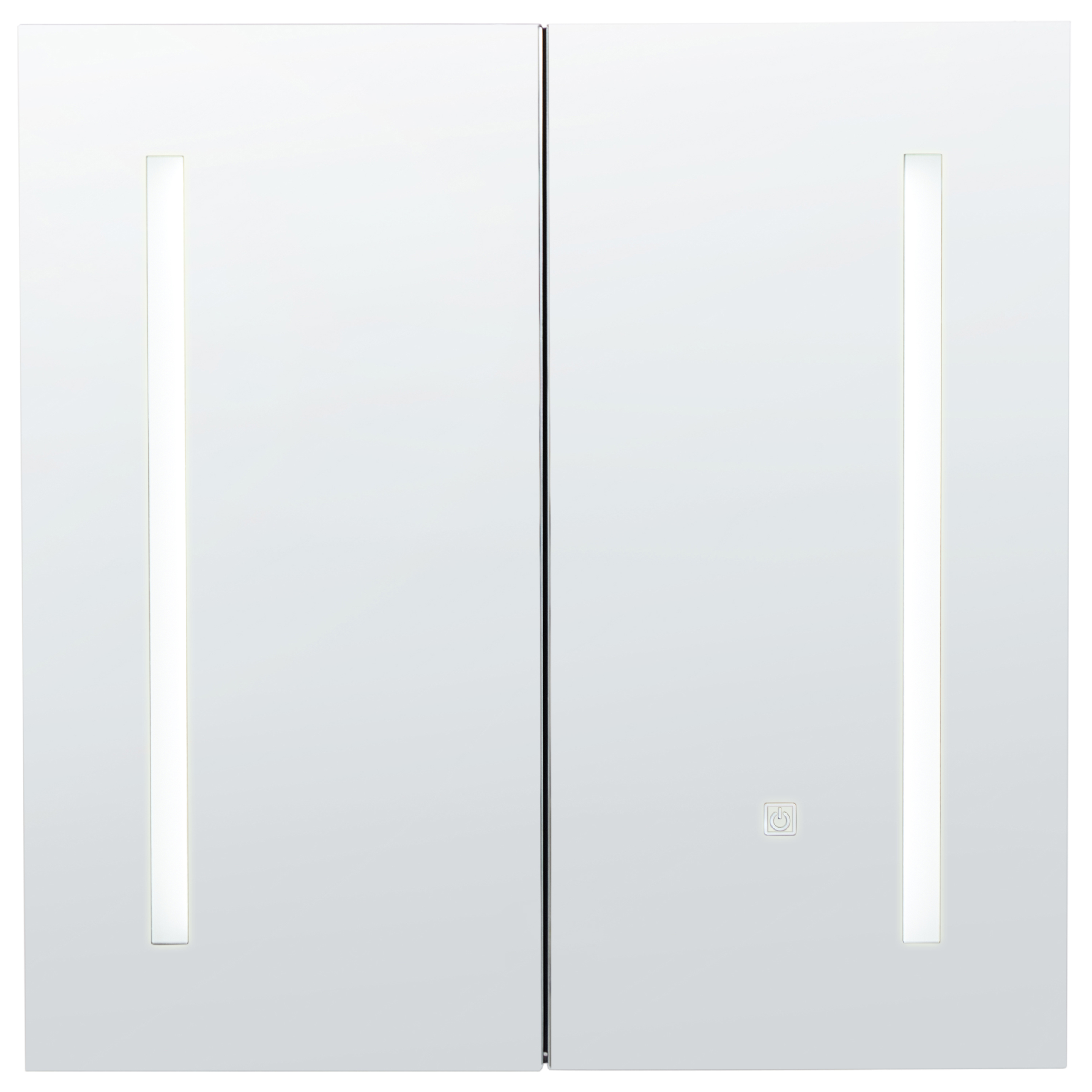 CHABUNCO LED mirror hanging cabinet 60 cm 60 cm Black [5]