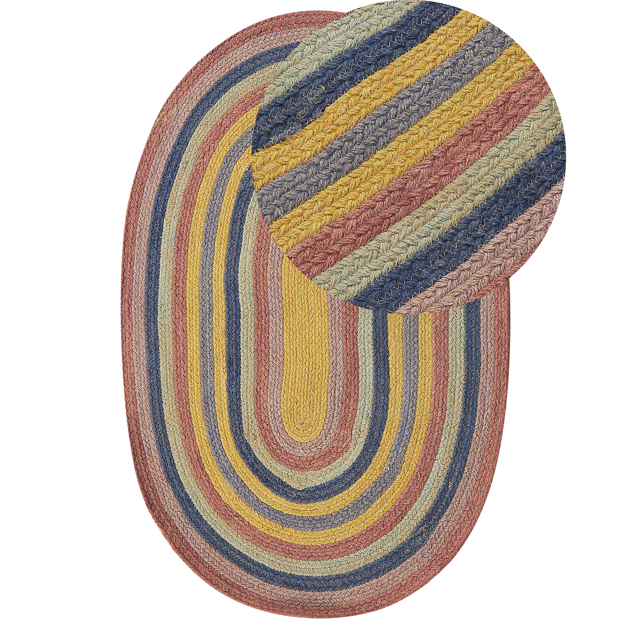 Covor pentru copii PEREWI Multicolor 70 x 100 cm Iută [2]