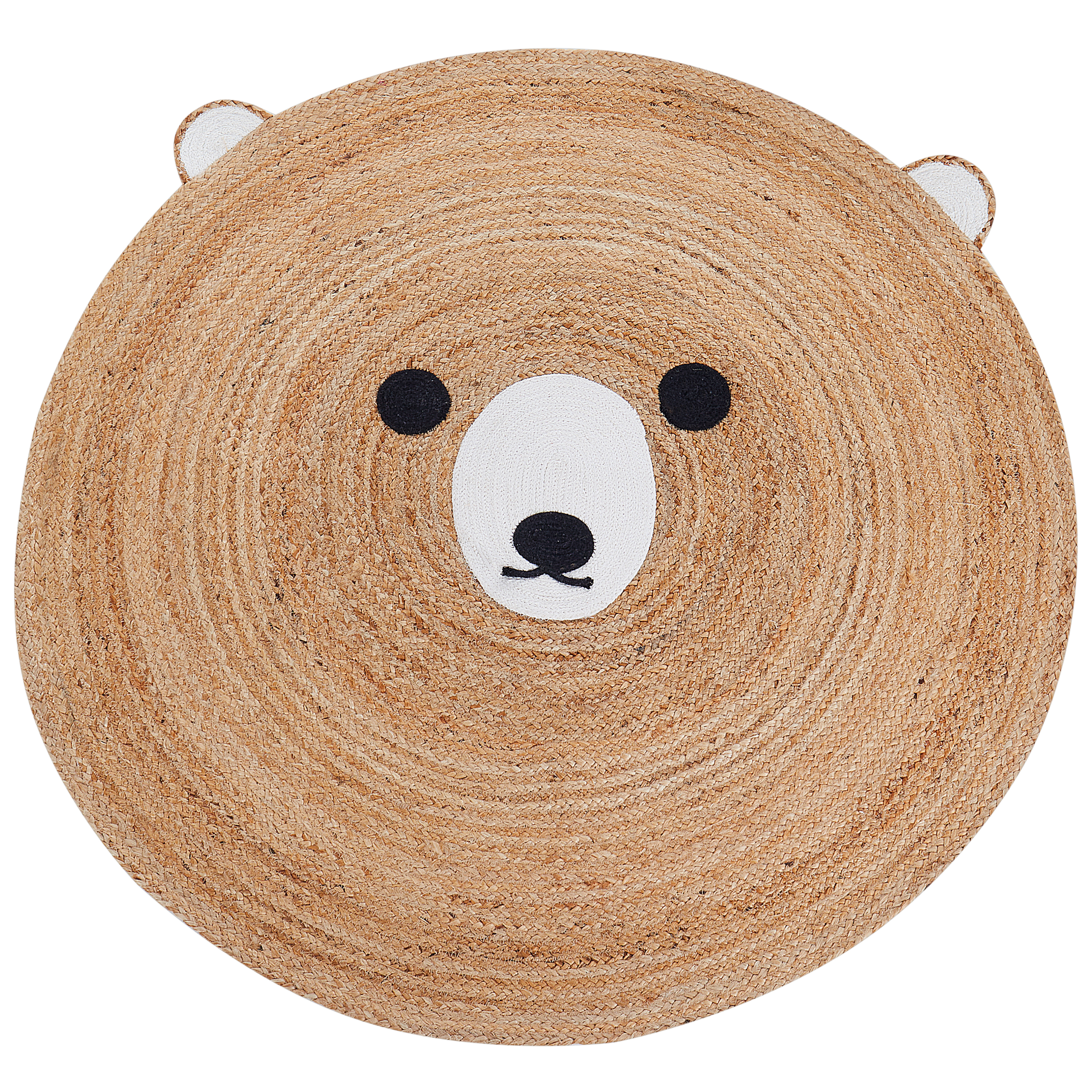 Covor pentru copii KOSALAR Bej ø 120 cm Iută [2]