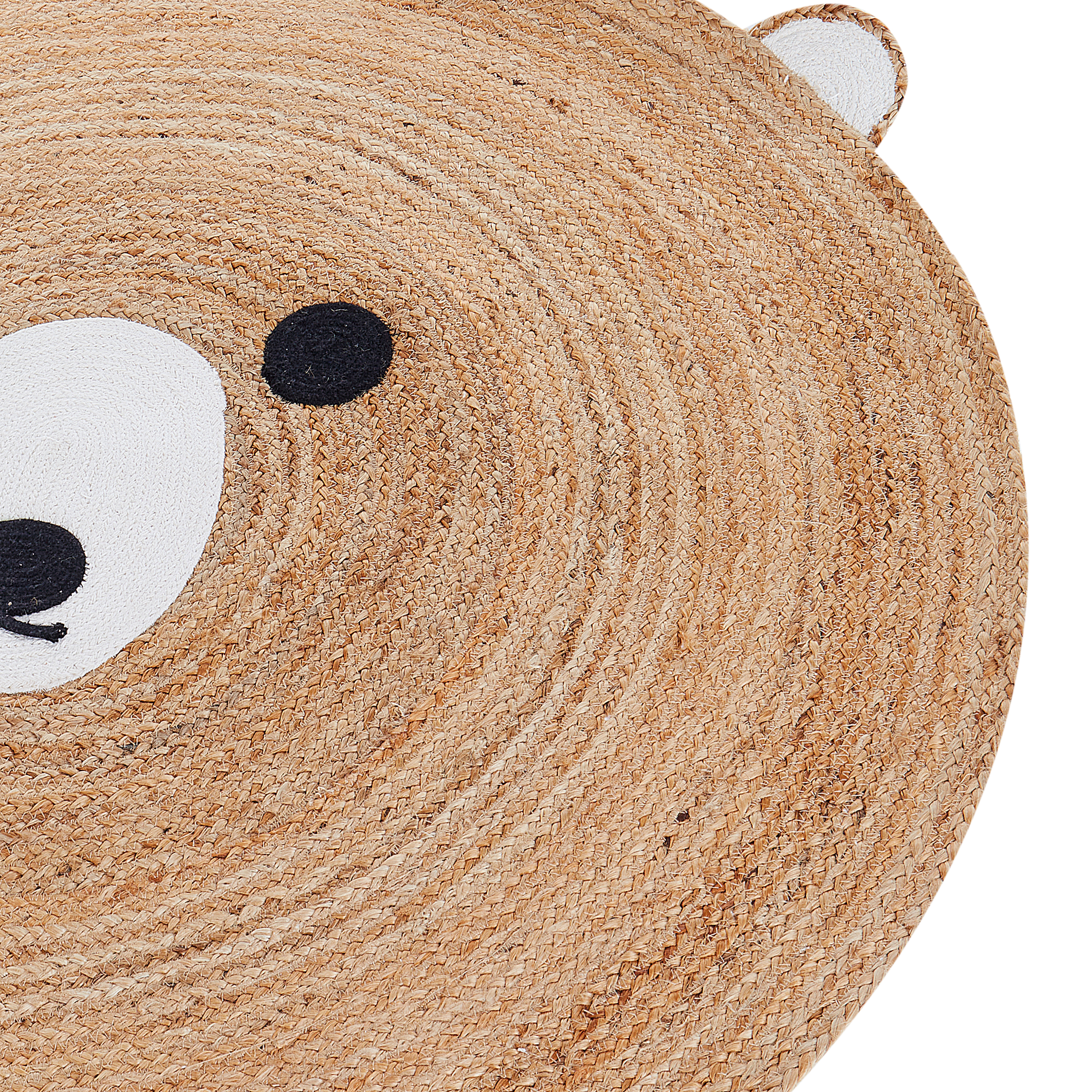 Covor pentru copii KOSALAR Bej ø 120 cm Iută [4]