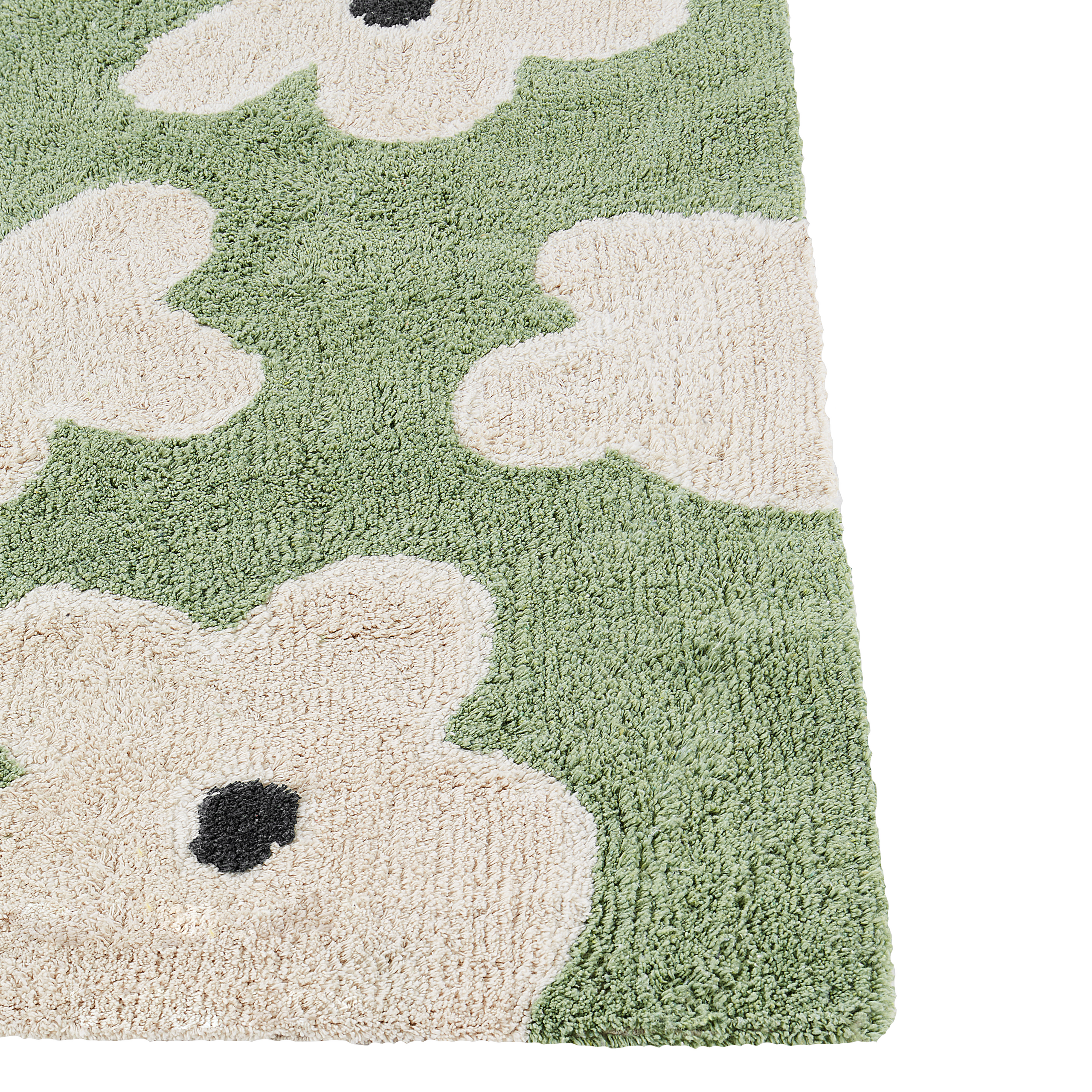 MOKHVA Children's Carpet Green 140 x 200 cm Cotton [6]