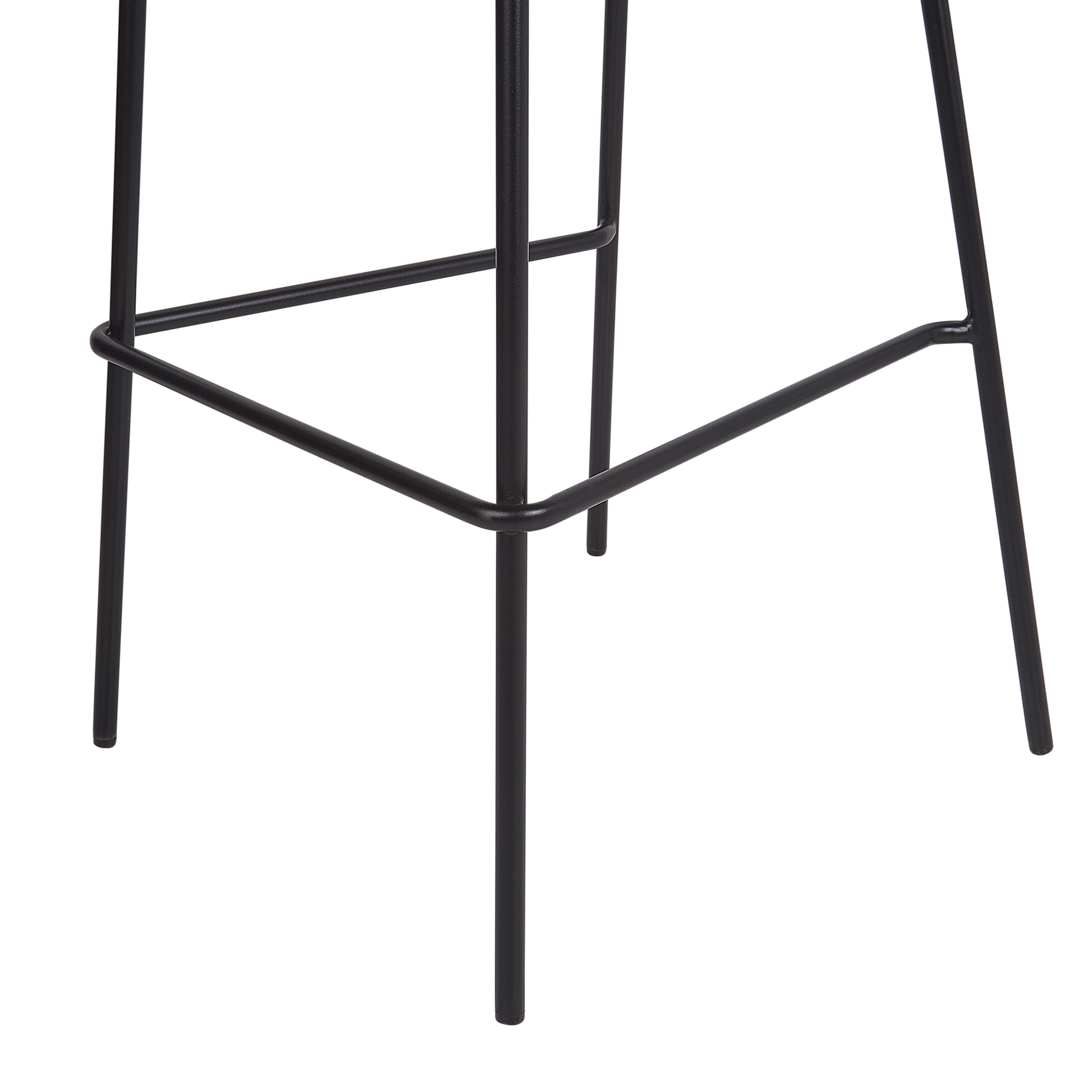 Set of 2 bar stools LUANA Boucle Light beige [9]