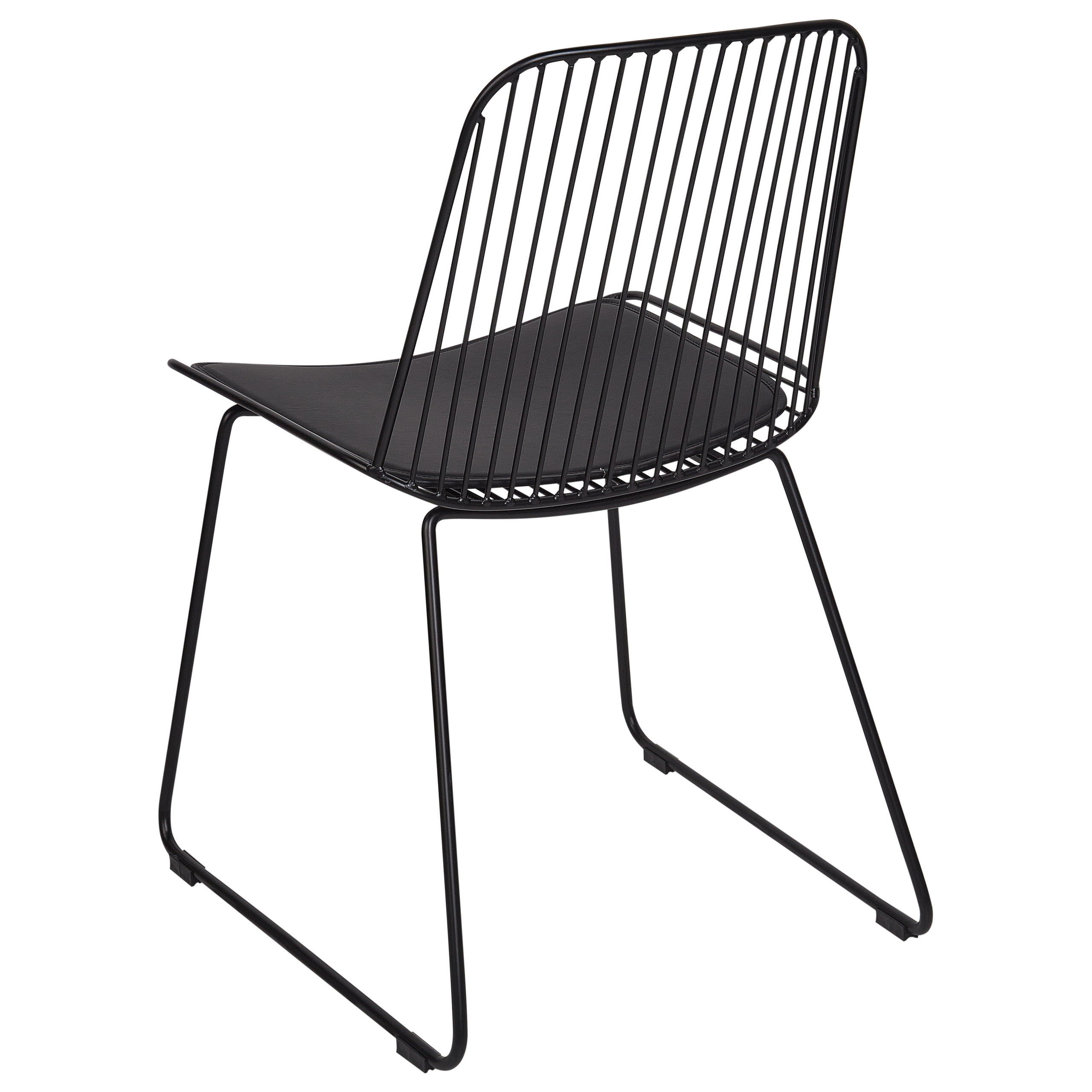 Set de 2 scaune dining PENSACOLA Metal Negru [6]