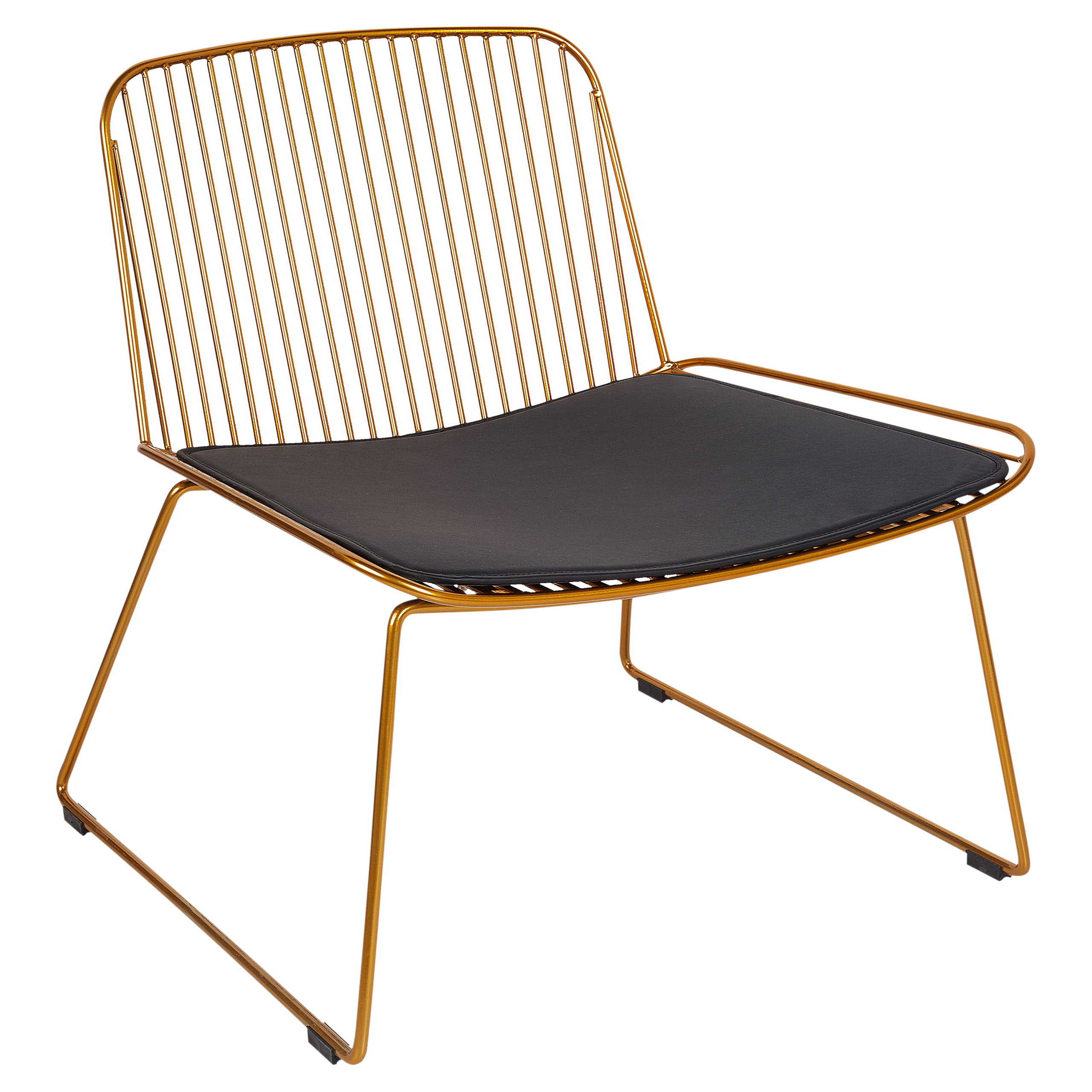 Scaun dining SNORUM Metal Auriu [2]