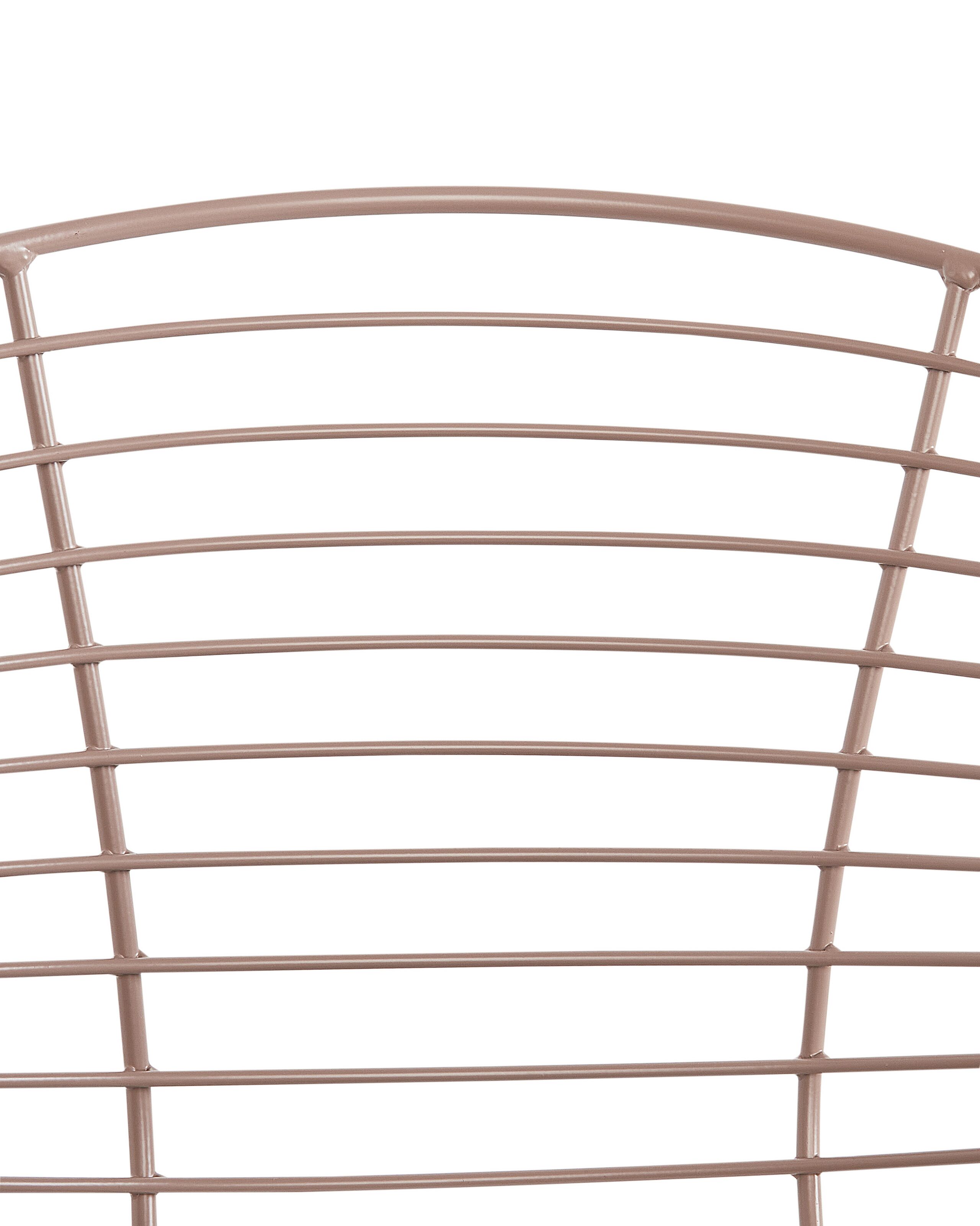 Set de 2 scaune dining HOBACK Metal Bej [9]