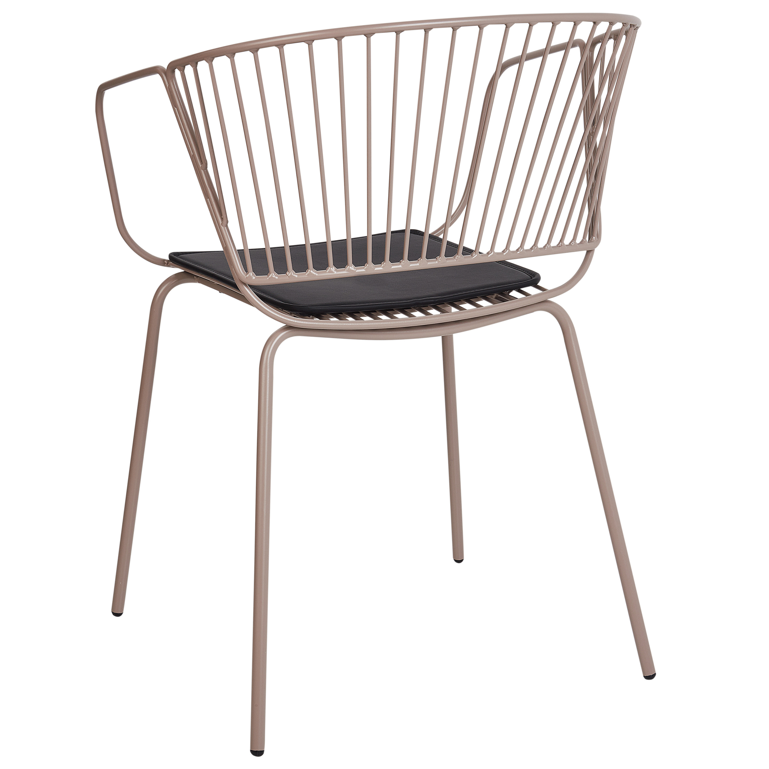 Set de 2 scaune dining RIGBY Metal Bej [6]