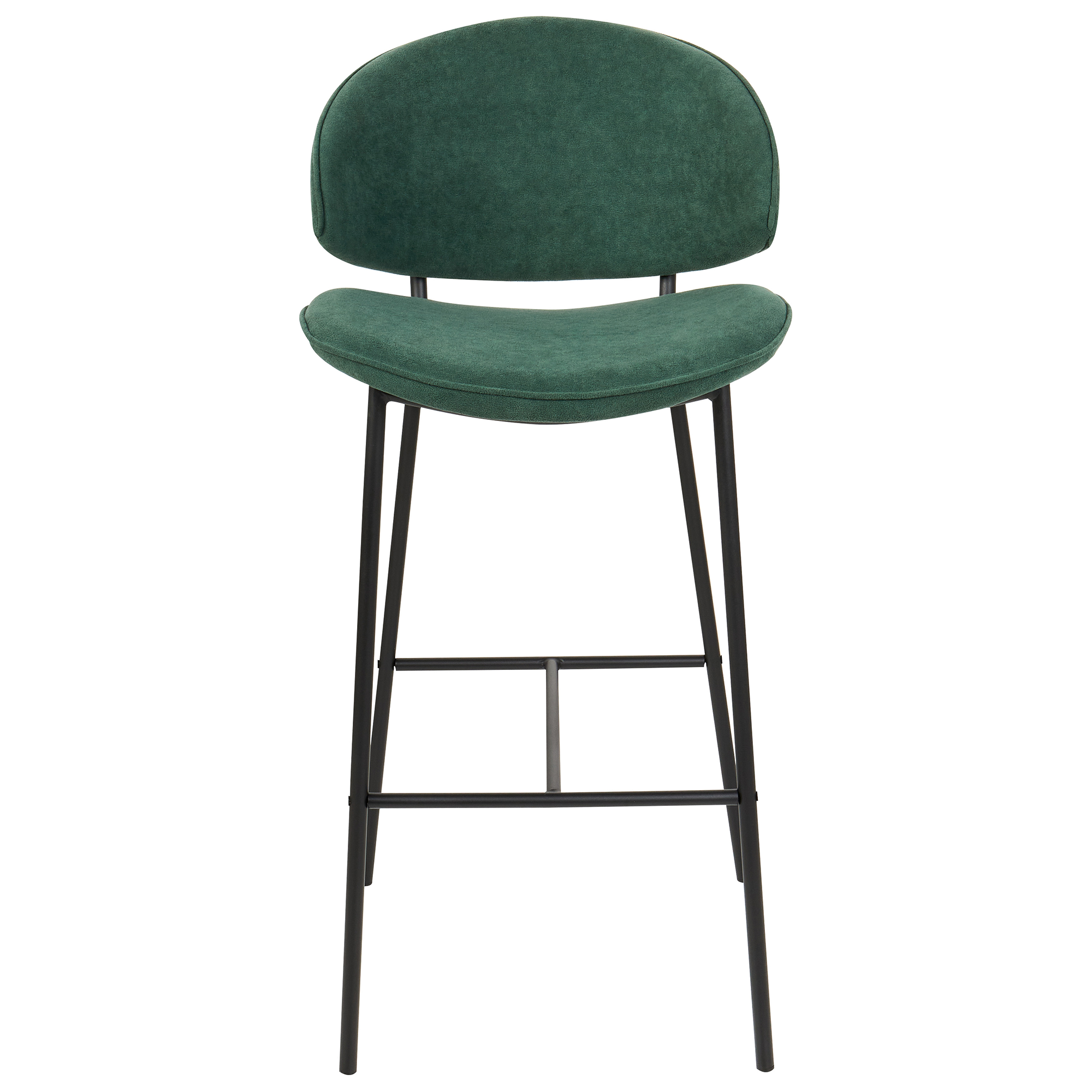 Set of 2 bar chairs KIANA Dark Green [5]