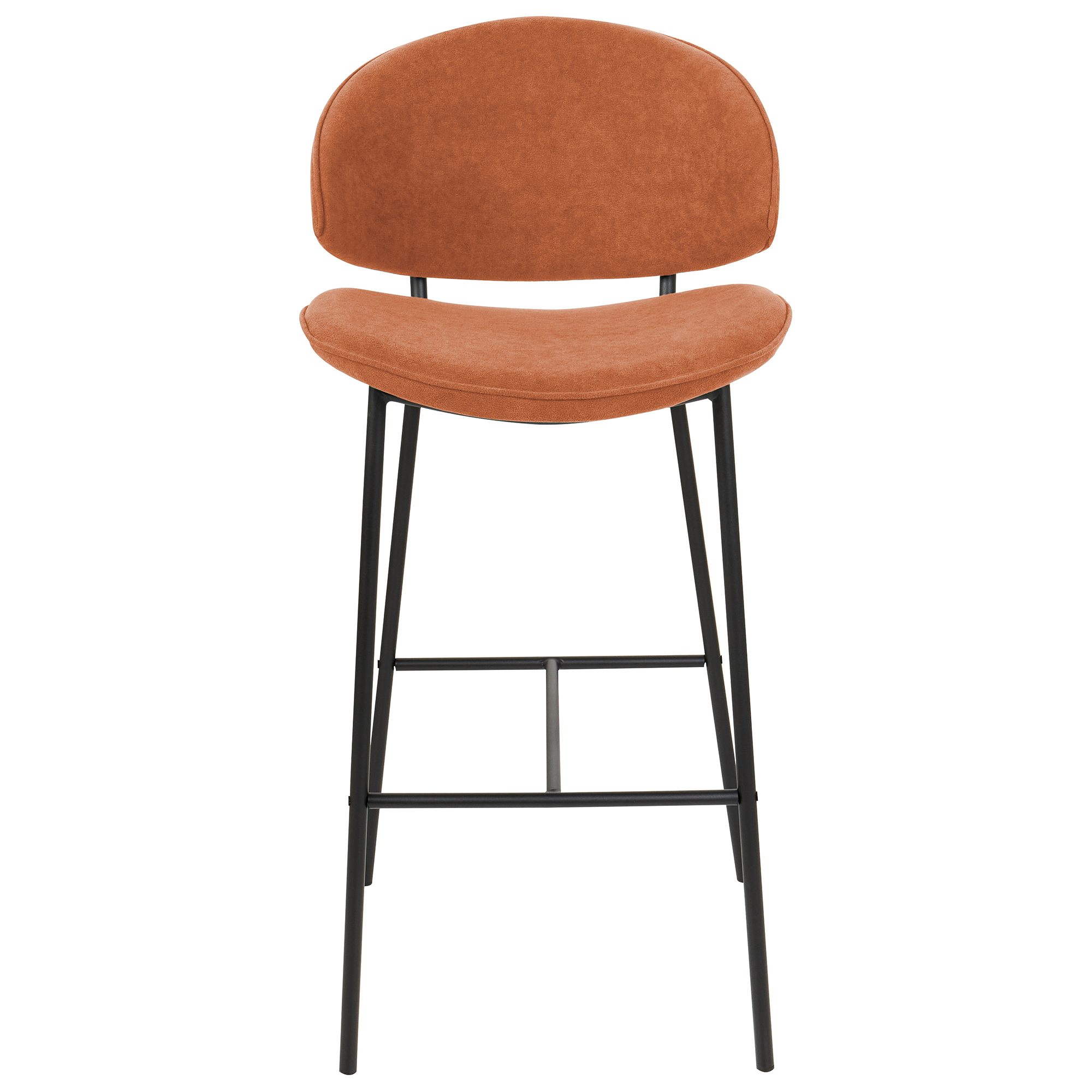 Set of 2 Bar Stools KIANA Orange [5]