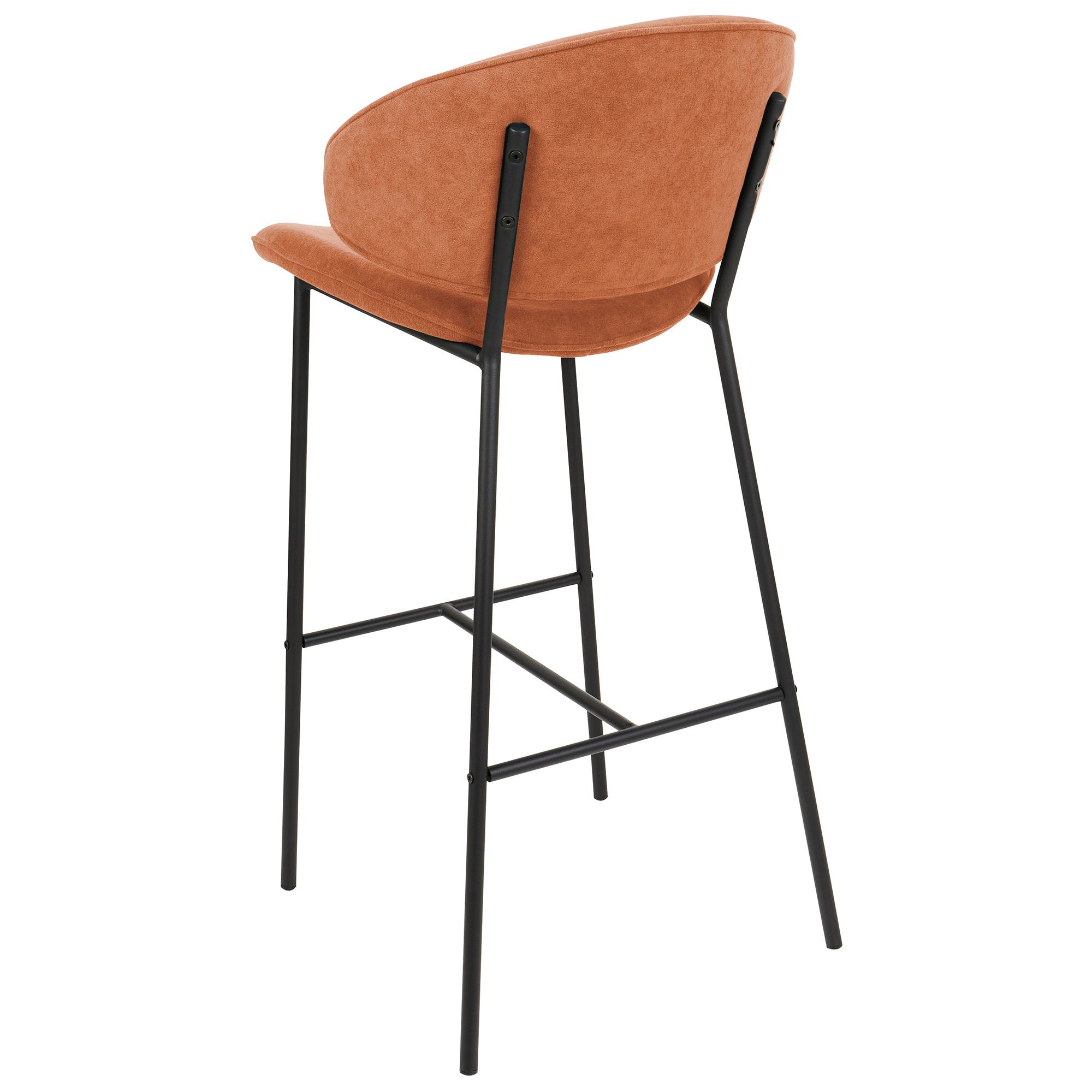 Set of 2 Bar Stools KIANA Orange [6]