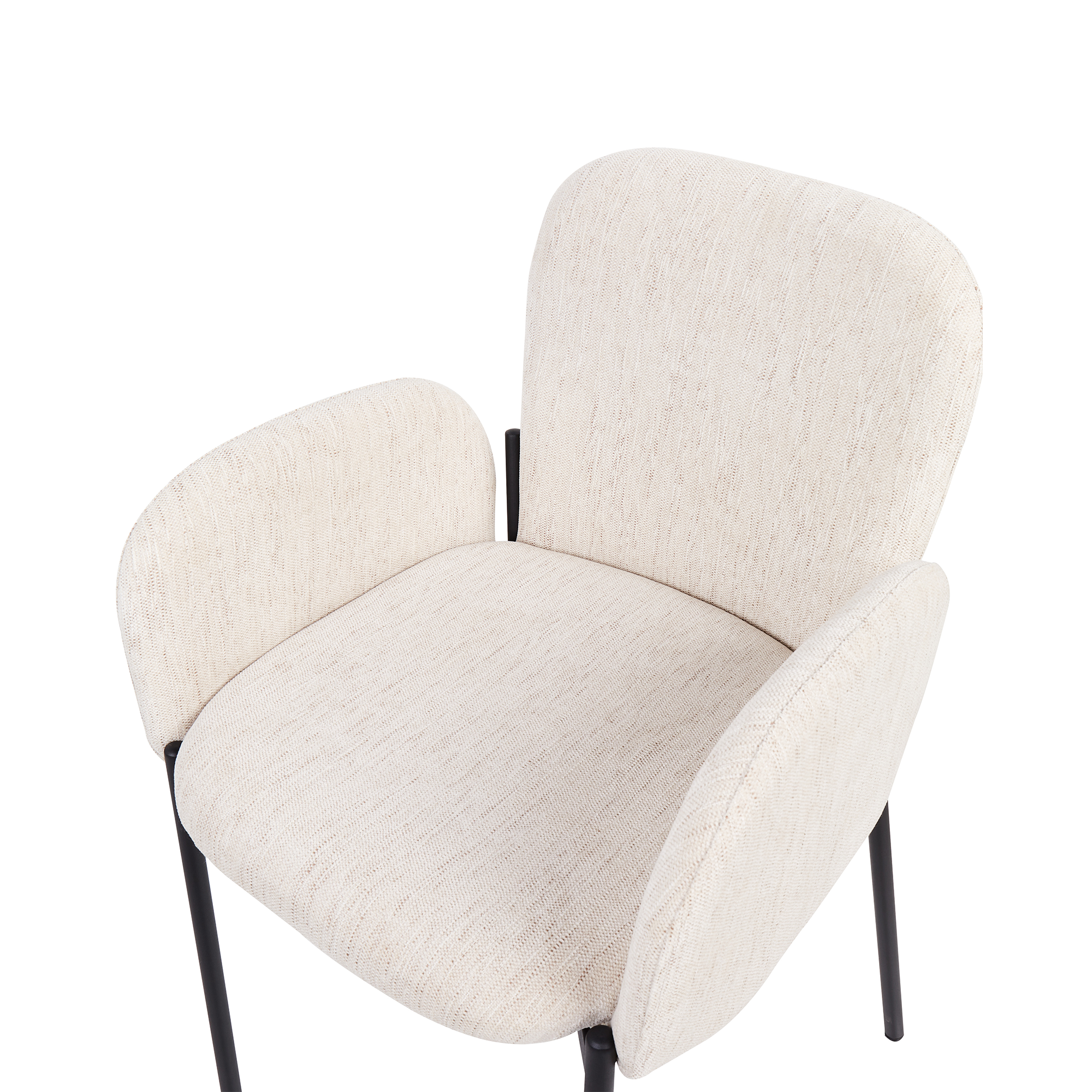 Set de 2 scaune dining ALBEE Bej [7]