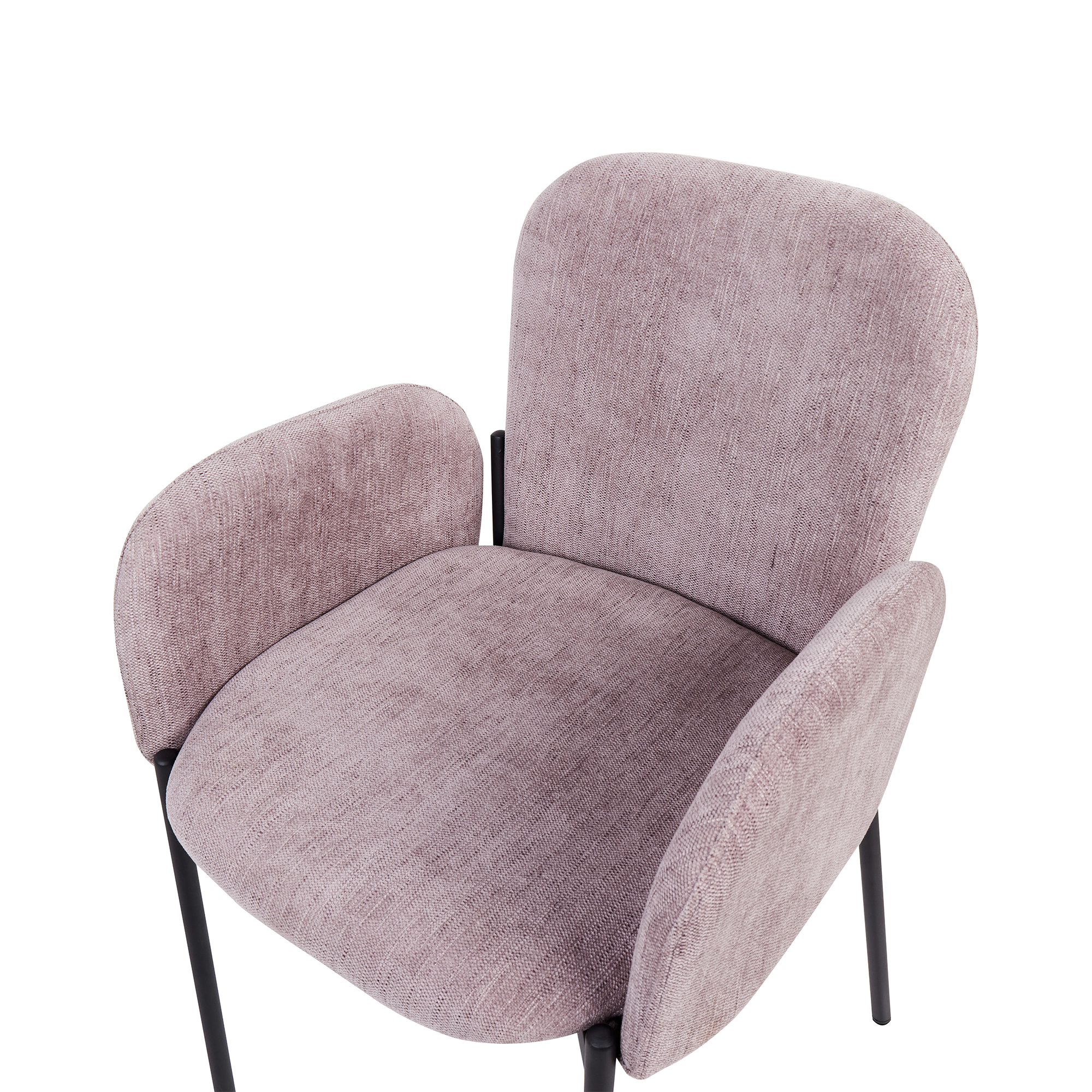 Set de 2 scaune dining ALBEE Roz [7]