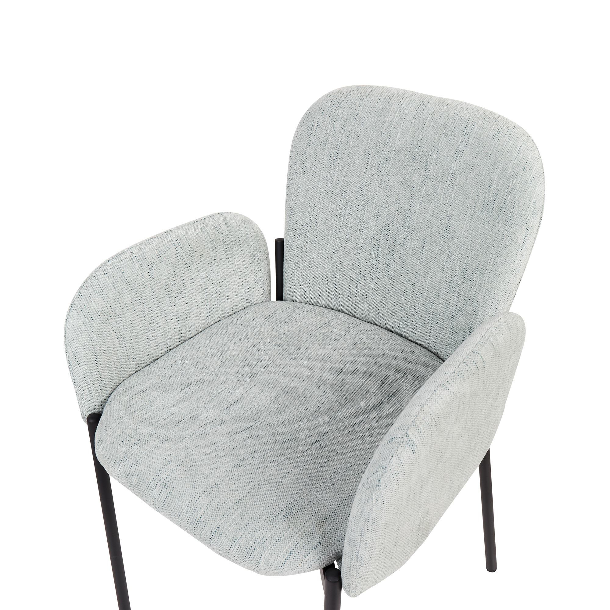 Set de 2 scaune dining ALBEE Verde mentă [7]