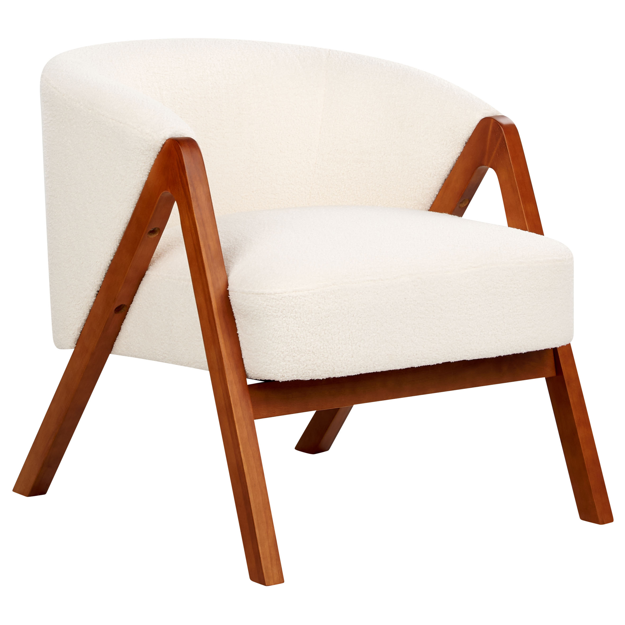 SKEI Armchair Boucle White [4]