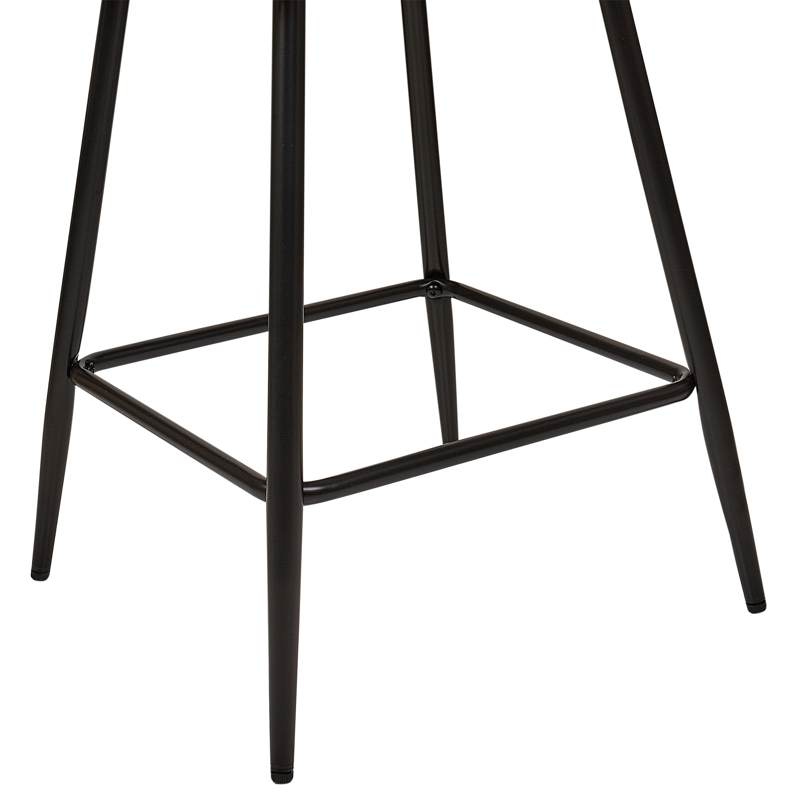 Set of 2 bar chairs SANILAC Velvet Light Grey [7]