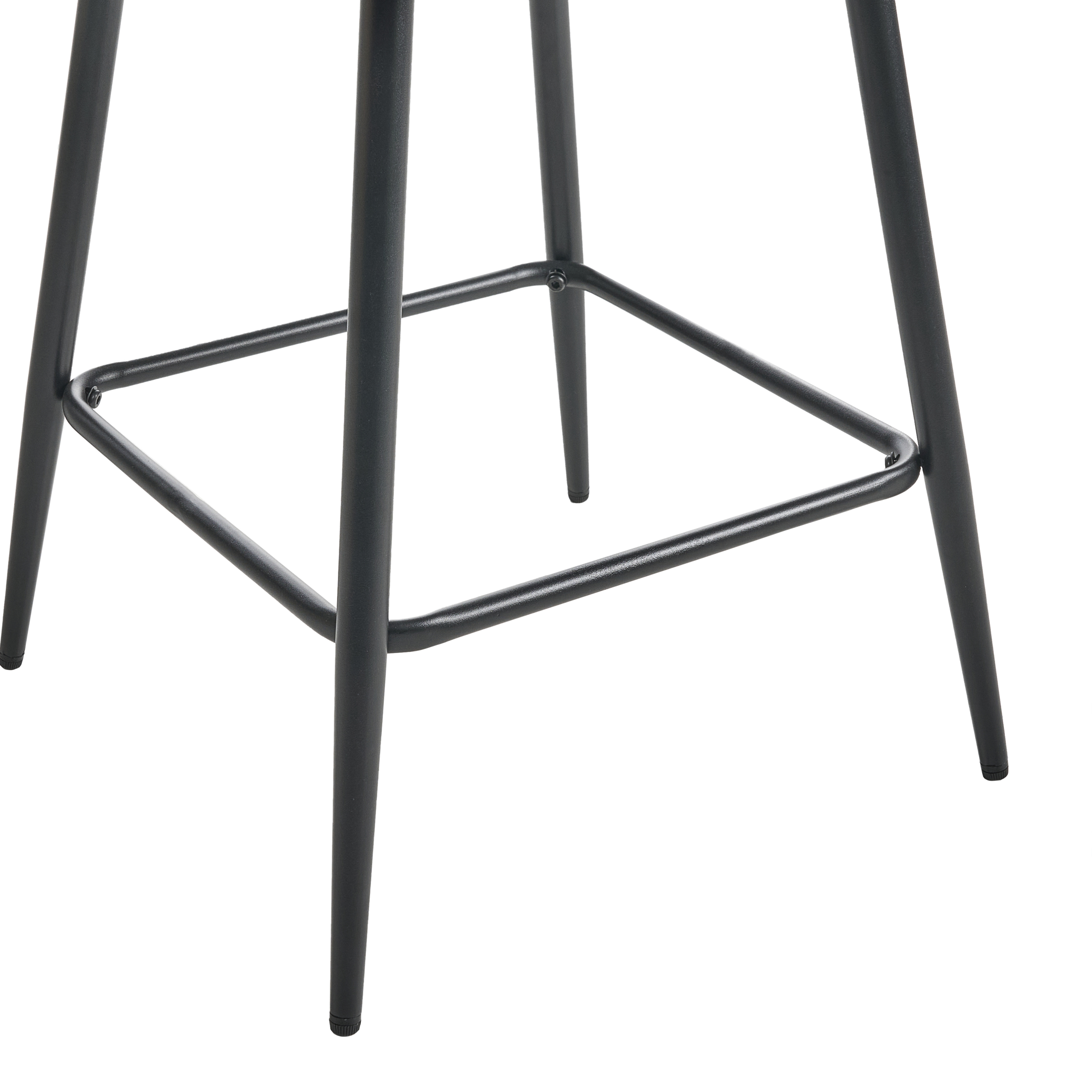 Set of 2 bar chairs SANILAC Velvet Taupe [8]