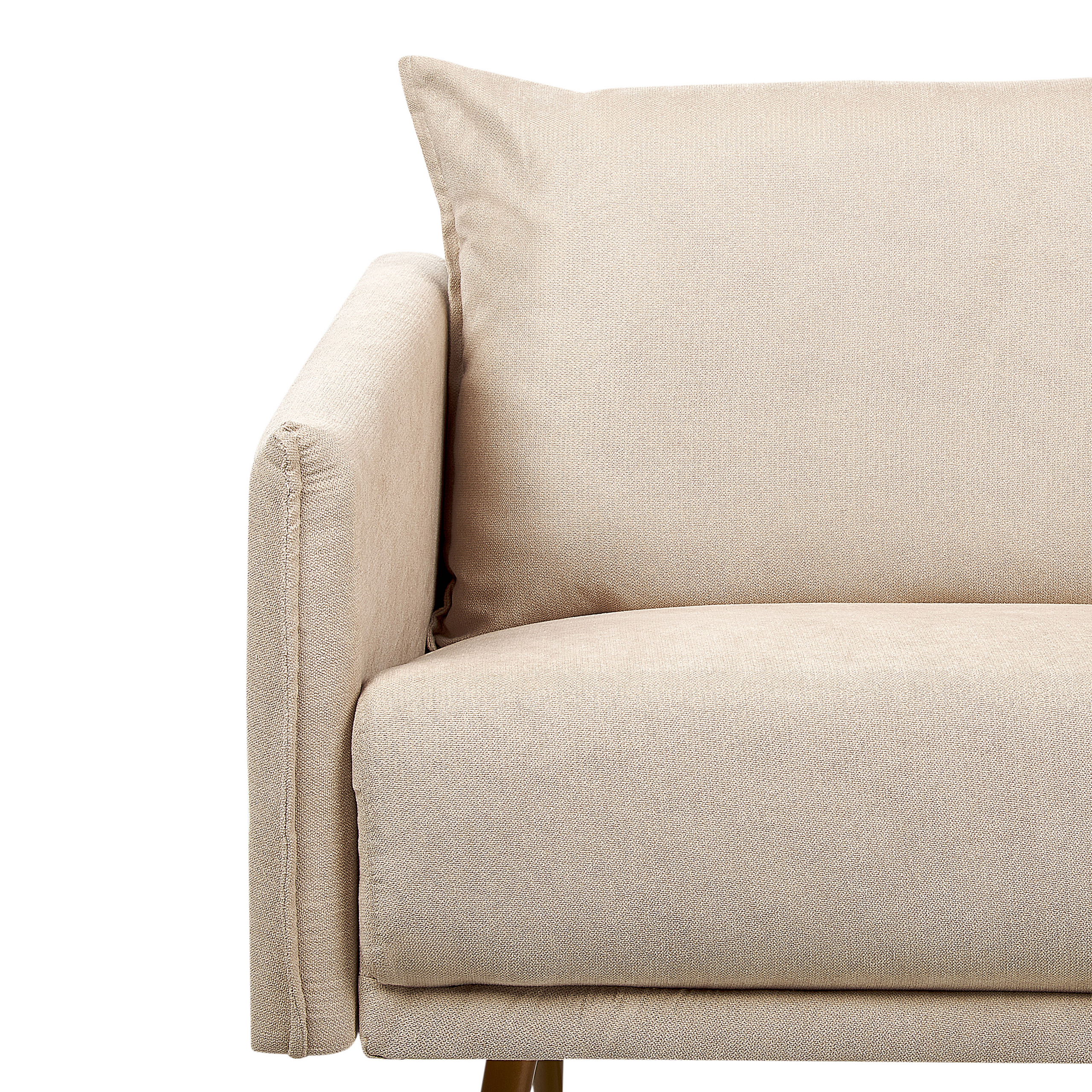 Canapea cu 2 locuri MAURA Catifea Bej [6]