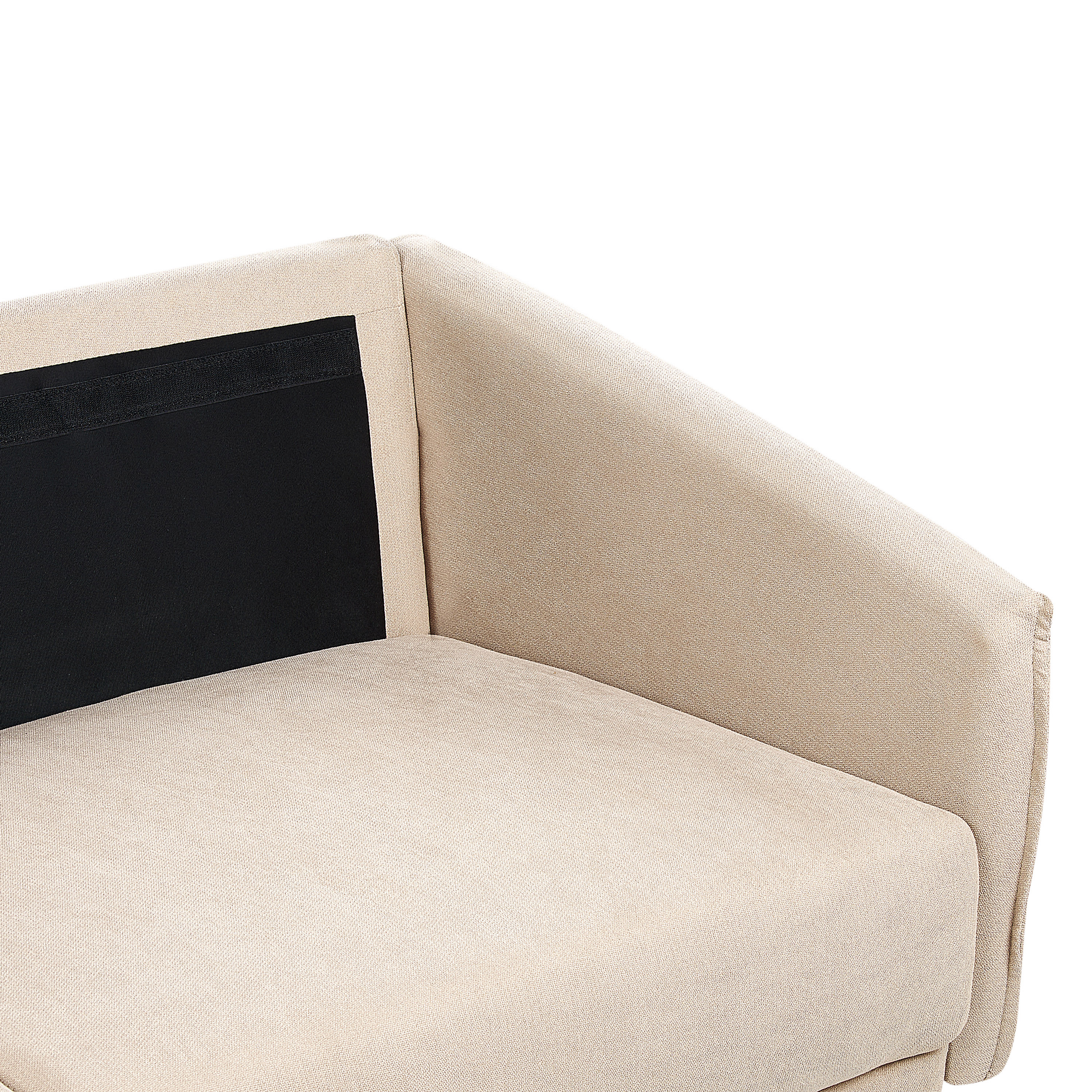 Canapea cu 2 locuri MAURA Catifea Bej [8]