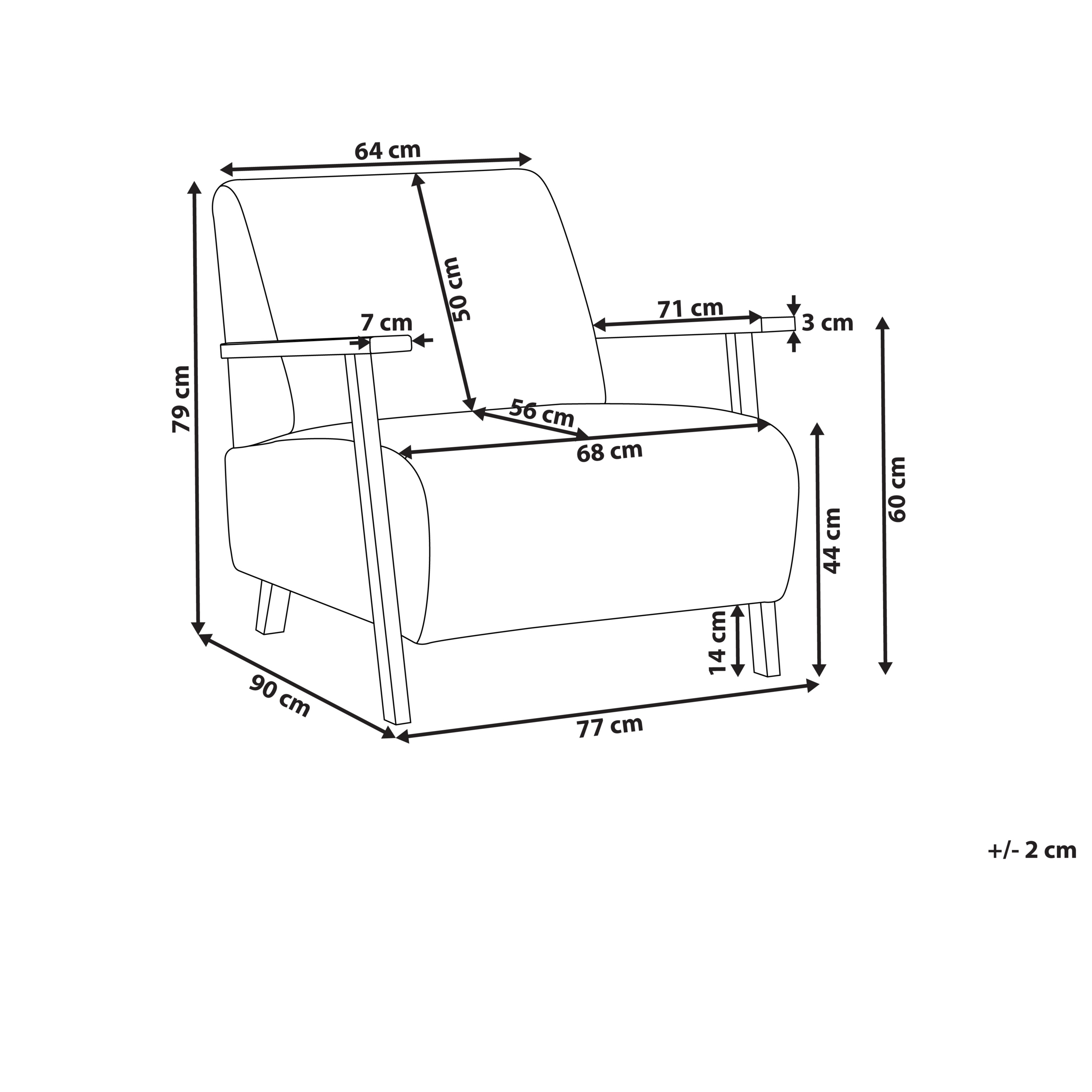 Fotoliu LESJA  Roz [3]