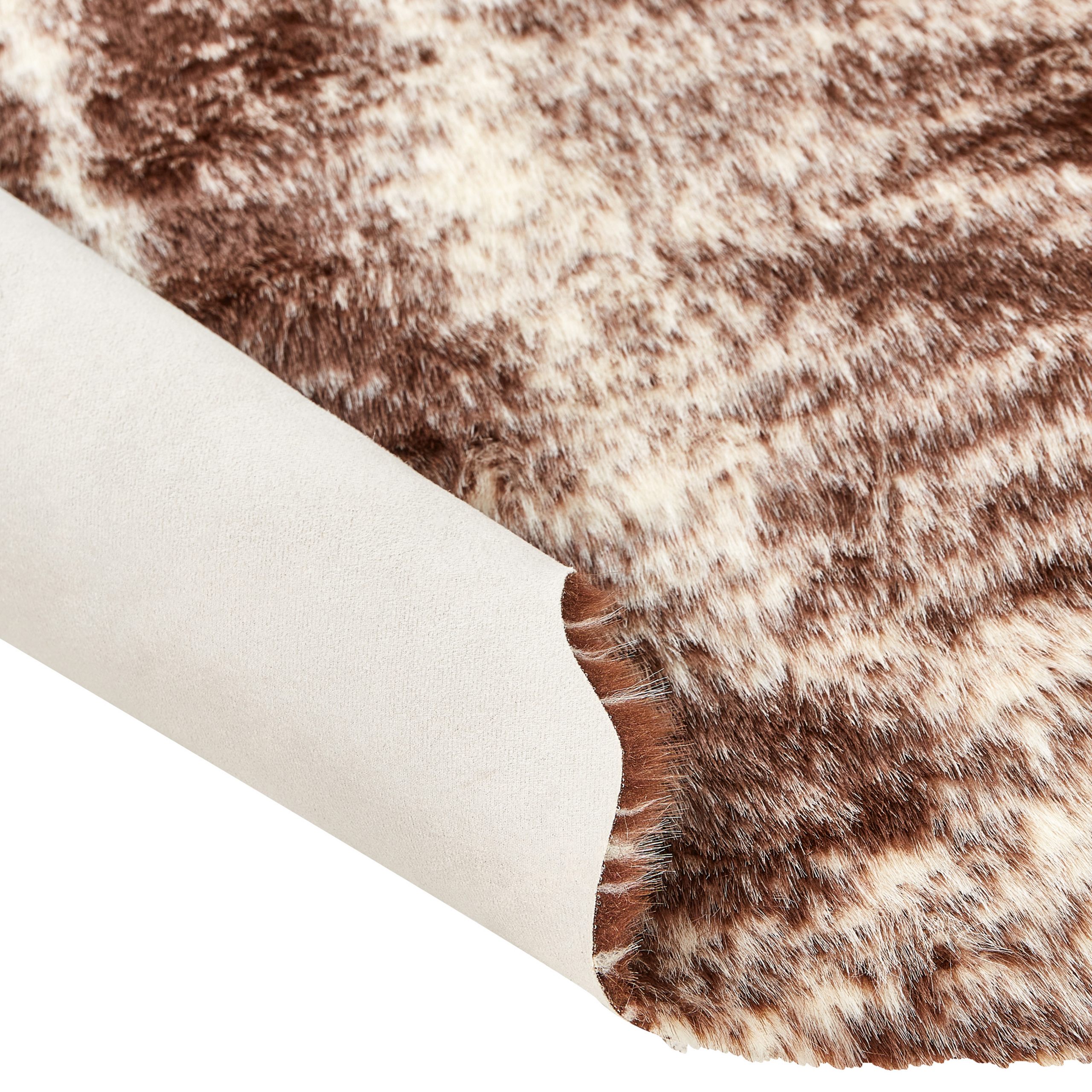 ZEIL Faux Fur Carpet Brown 150 x 200 cm [5]