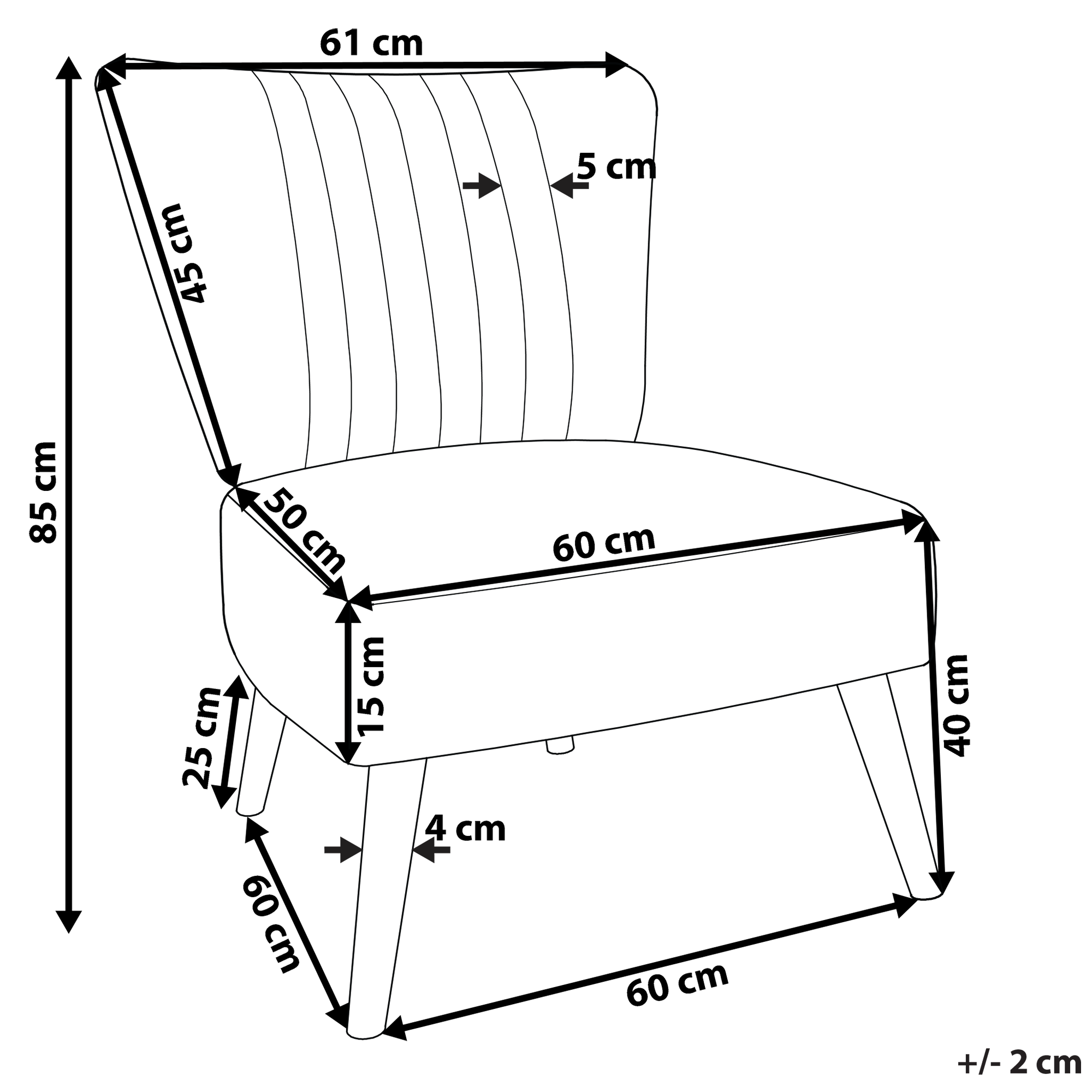 Fotoliu VAASA Boucle Alb [3]