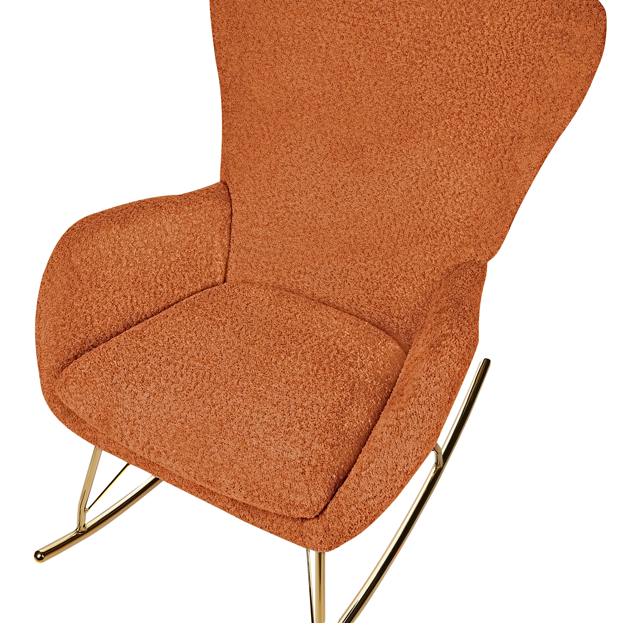 Swing chair ANASET Boucle Orange [7]
