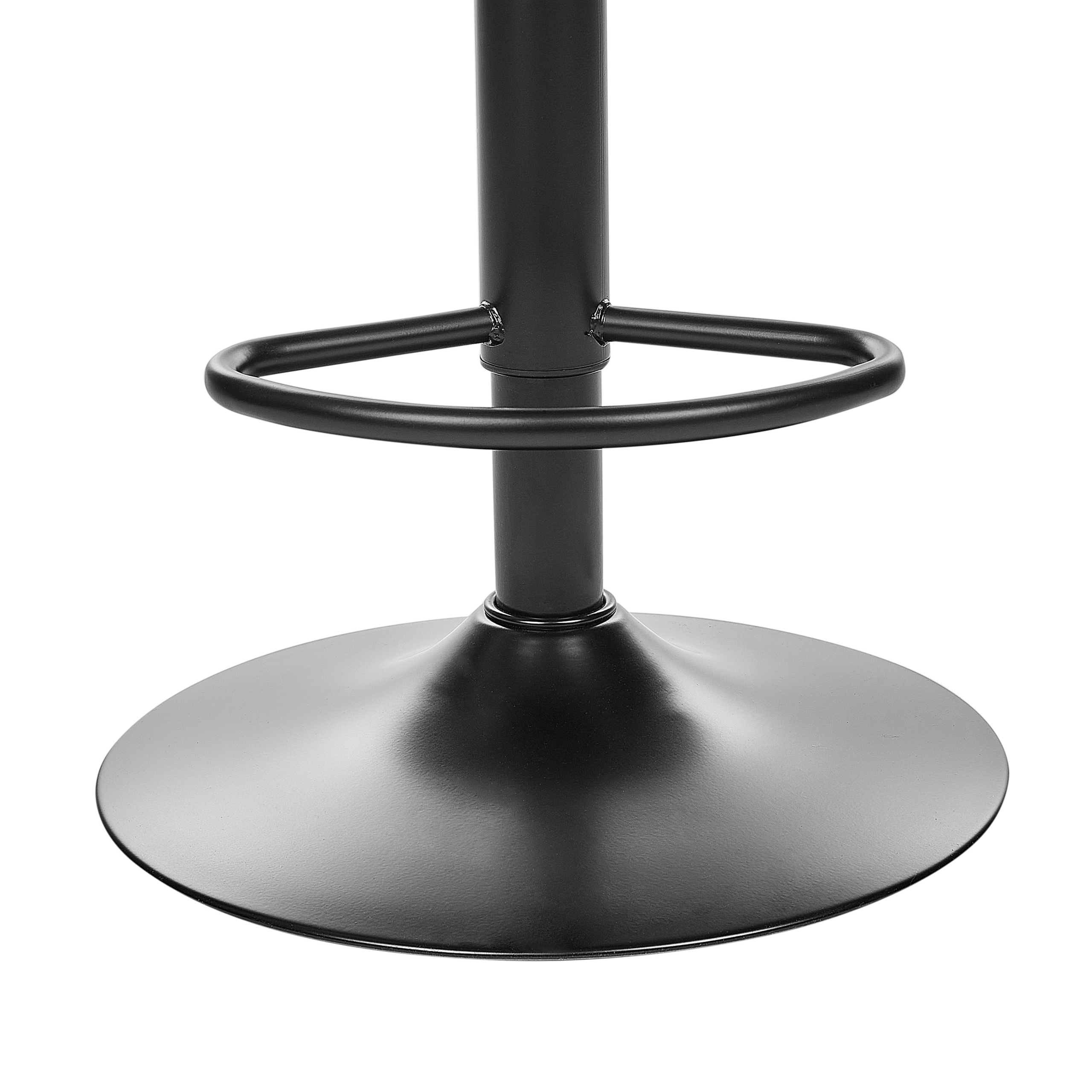 Set of 2 DUBROVNIK bar stools Eco-leather Swivel Light beige [9]