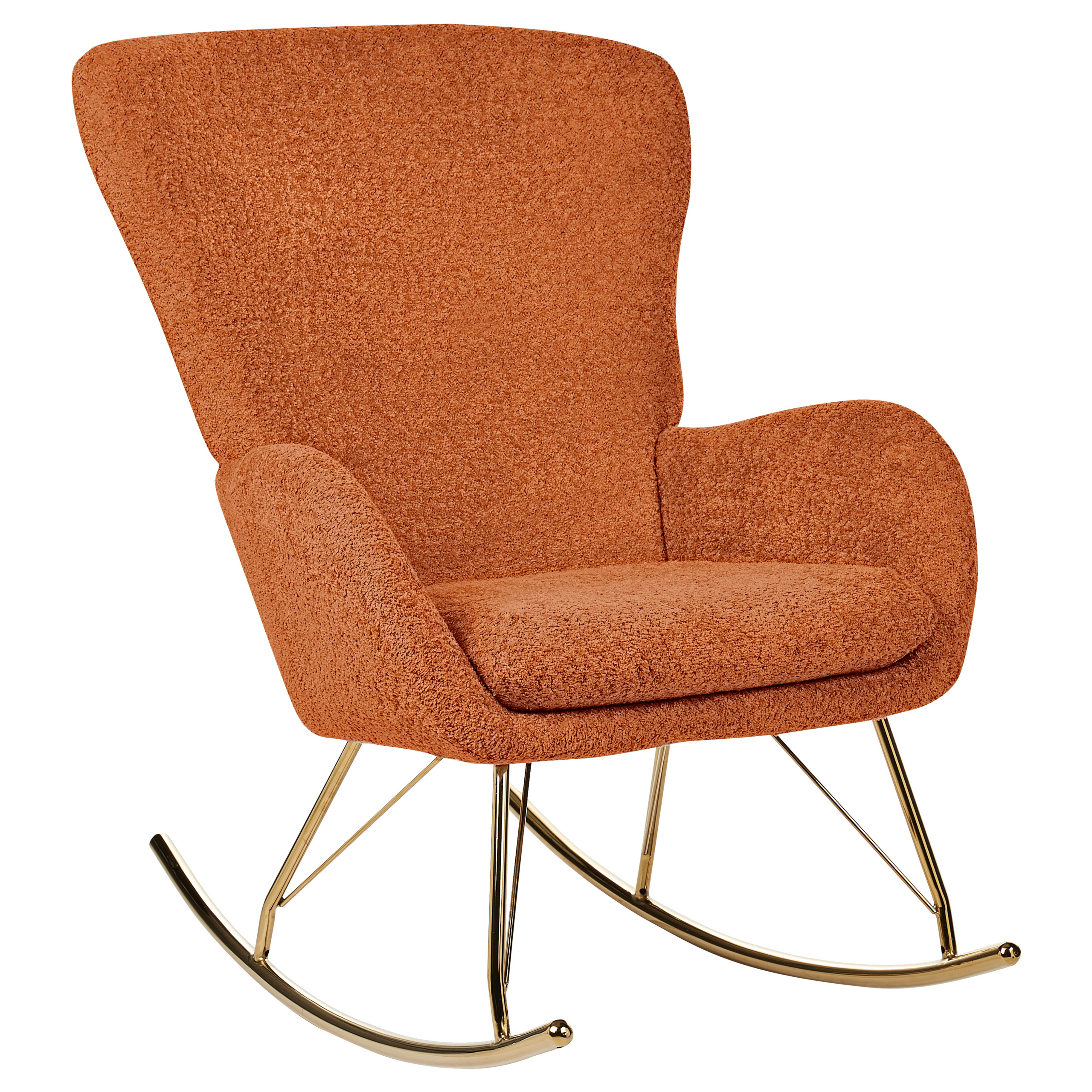 Swing chair ANASET Boucle Orange [5]