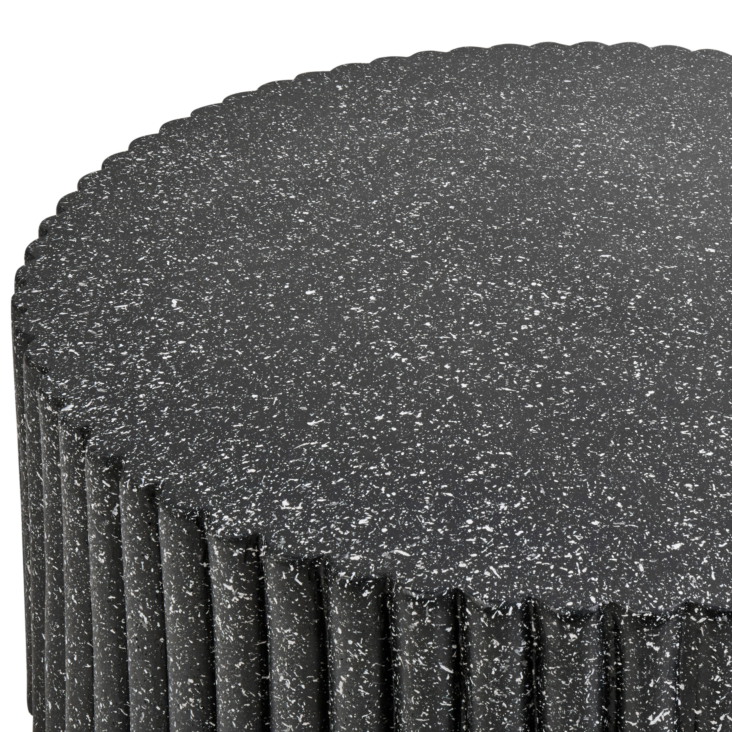 Măsuță de cafea POZZA II Terrazzo negru [4]