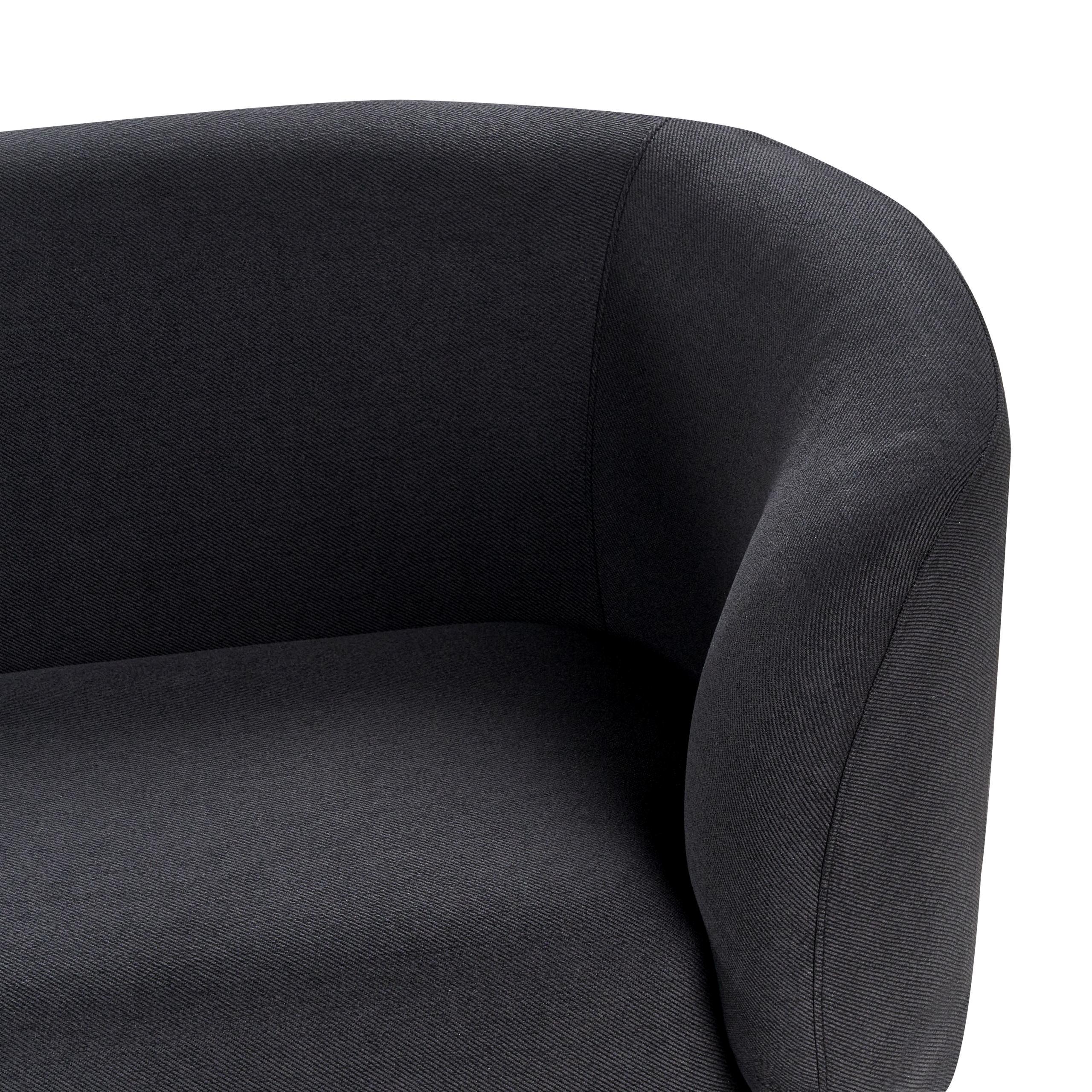 Canapea cu 2 locuri LOEN  Negru [7]