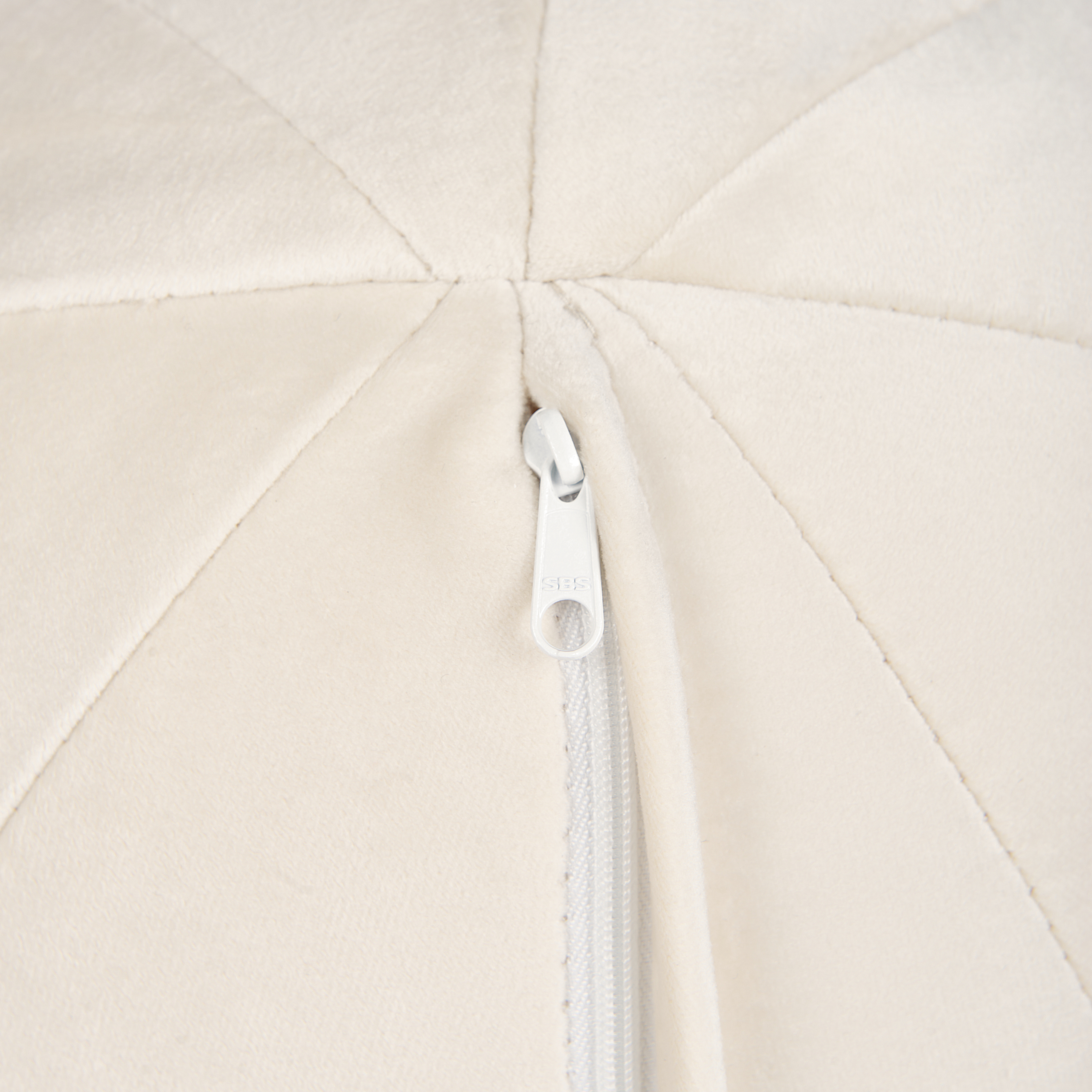 Fotoliu LEIREN Catifea Alb-murdar [8]