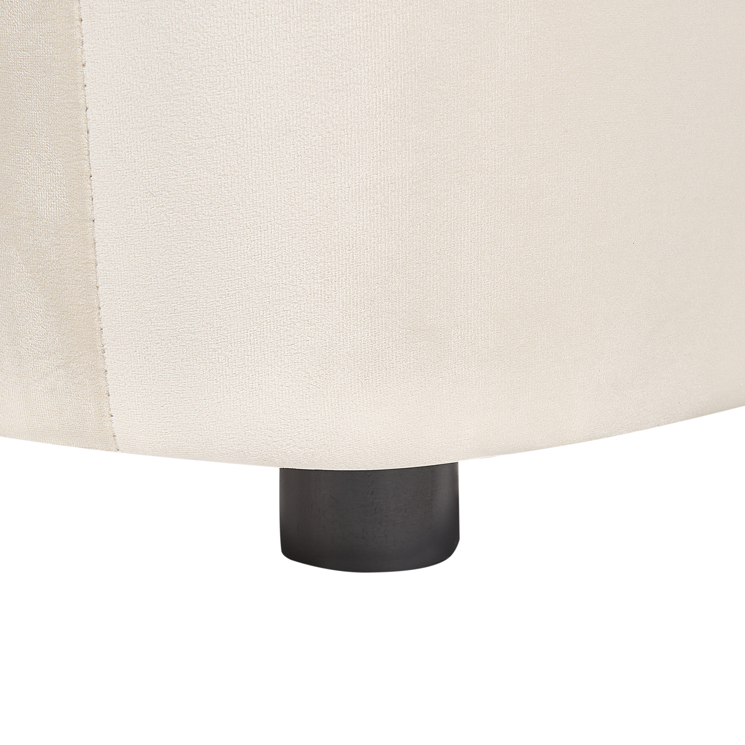 Fotoliu LEIREN Catifea Alb-murdar [9]