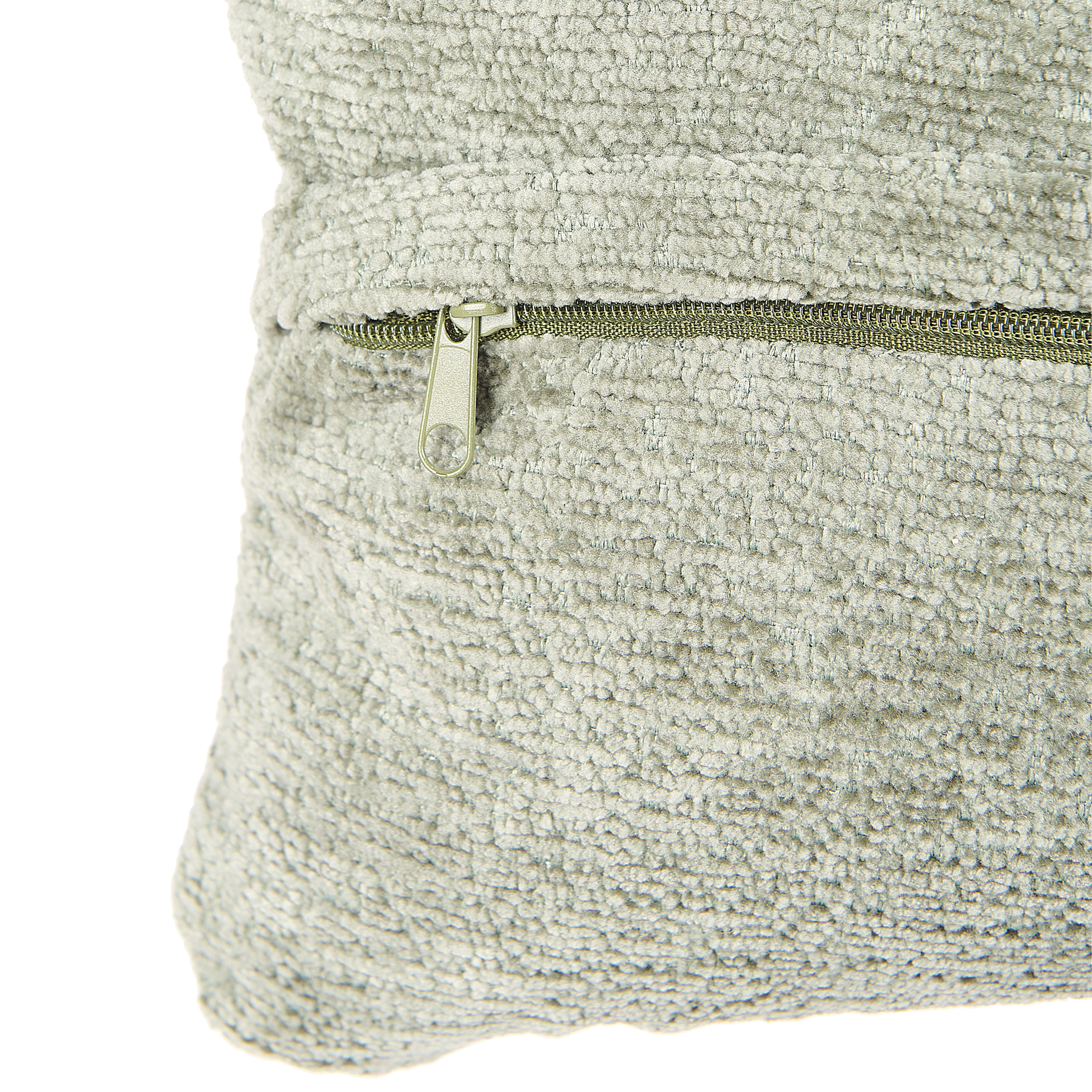 Fotoliu rotativ TOVIK cu taburet Chenille Verde deschis [10]